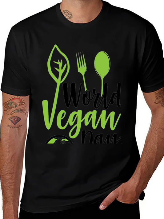World Vegan Day Graphic Tee - Black