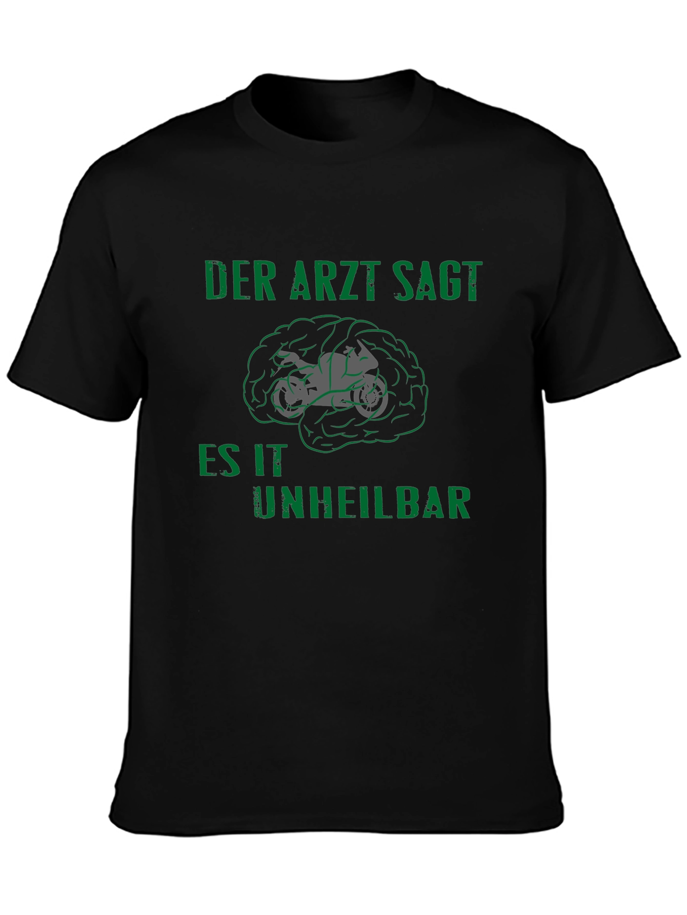 Motorcycle Brain T-Shirt - Incurable Design