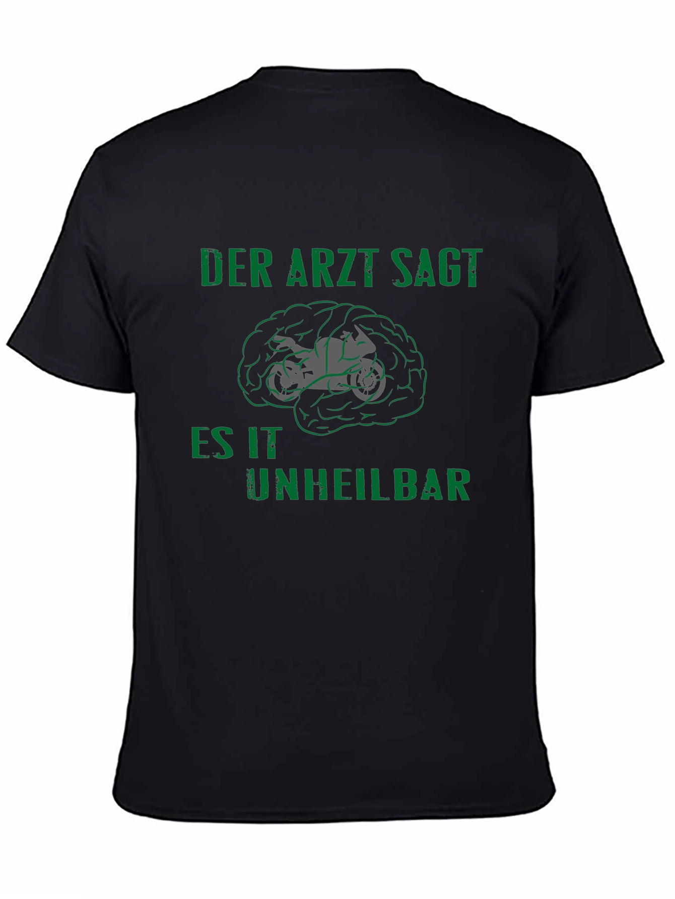 Motorcycle Brain T-Shirt - Incurable Design