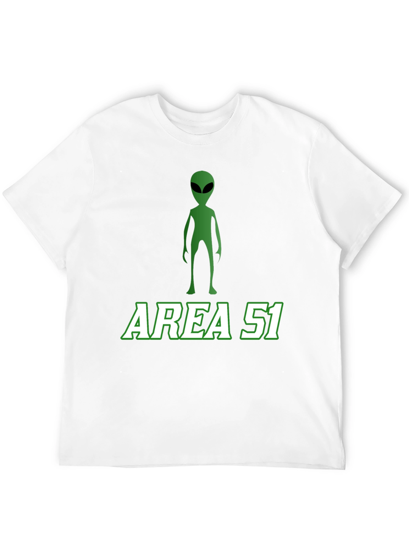 Area 51 Alien Graphic Tee - Black