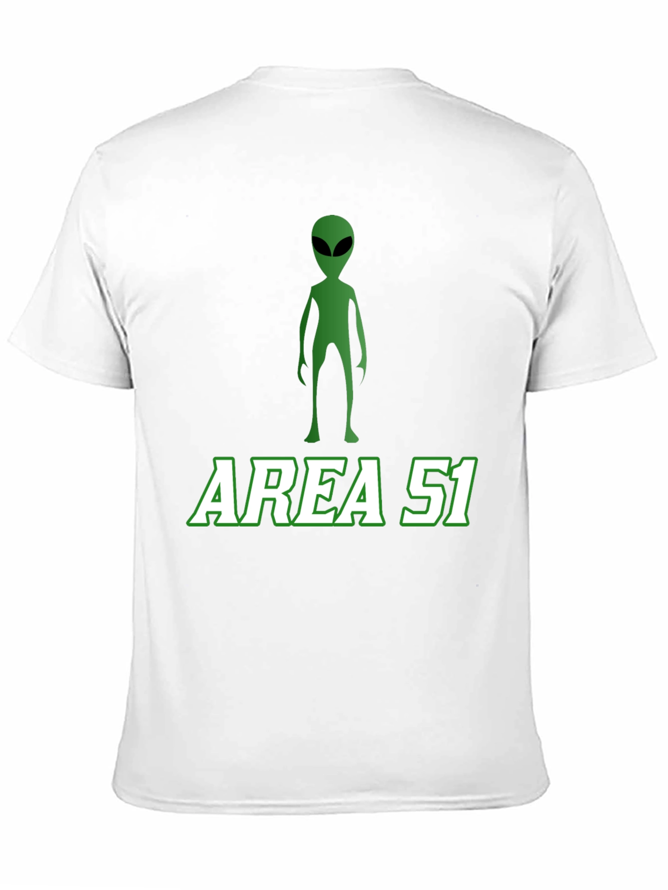 Area 51 Alien Graphic Tee - Black