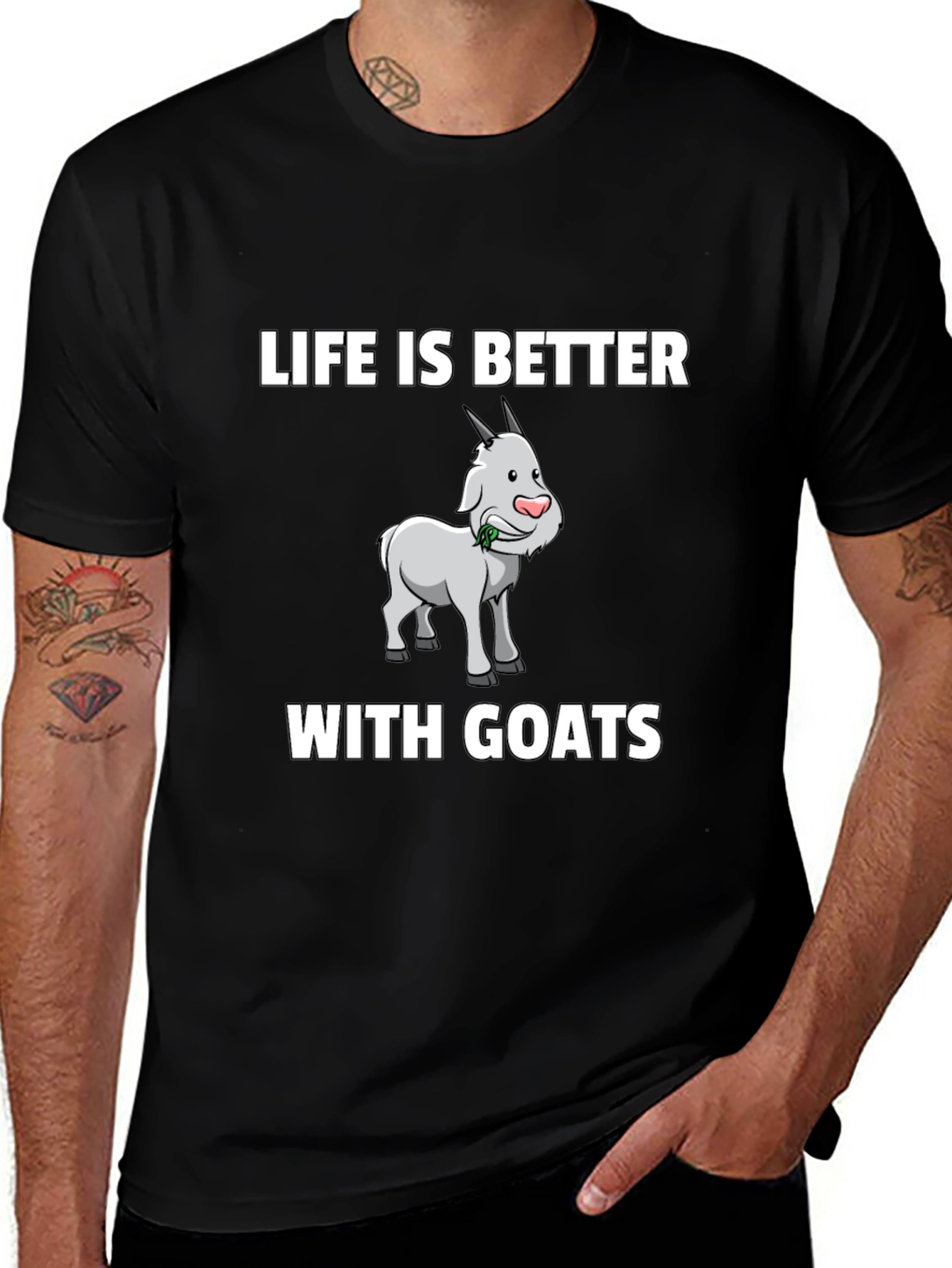 Life is Better with Goats T-Shirt