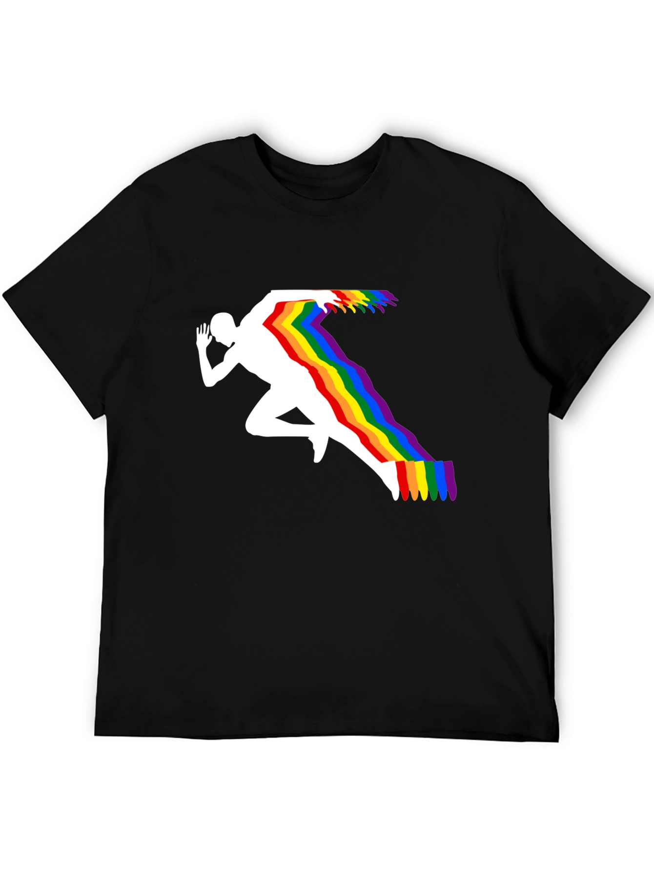 Rainbow Runner Graphic Tee