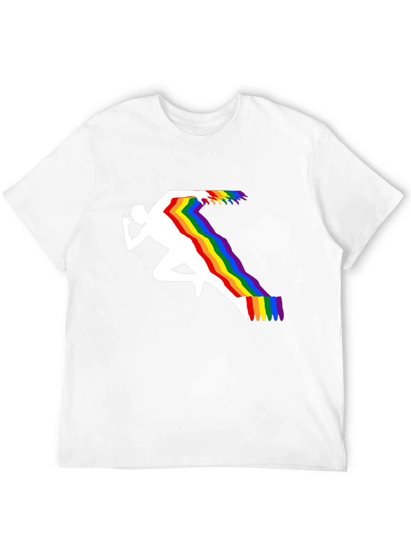 Rainbow Runner Graphic Tee