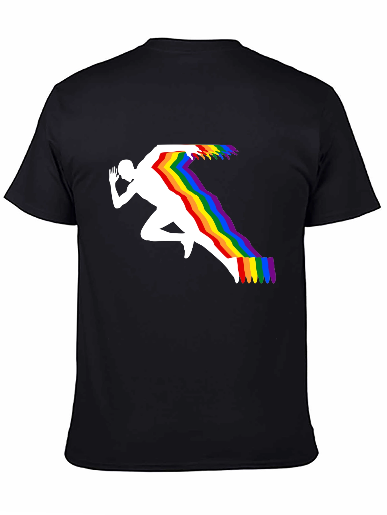 Rainbow Runner Graphic Tee