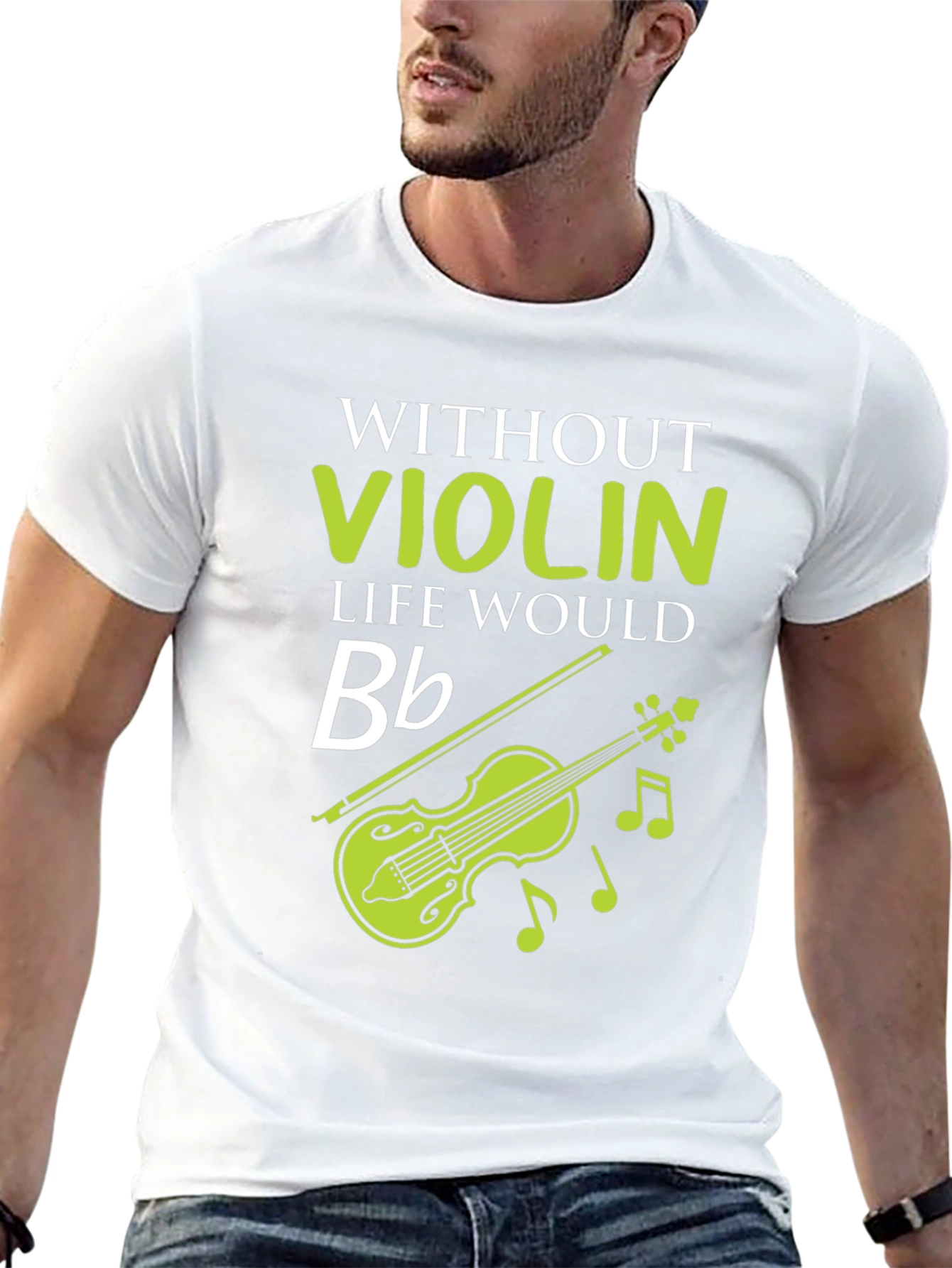 Without Violin Life Would Bb Funny Music T-Shirt