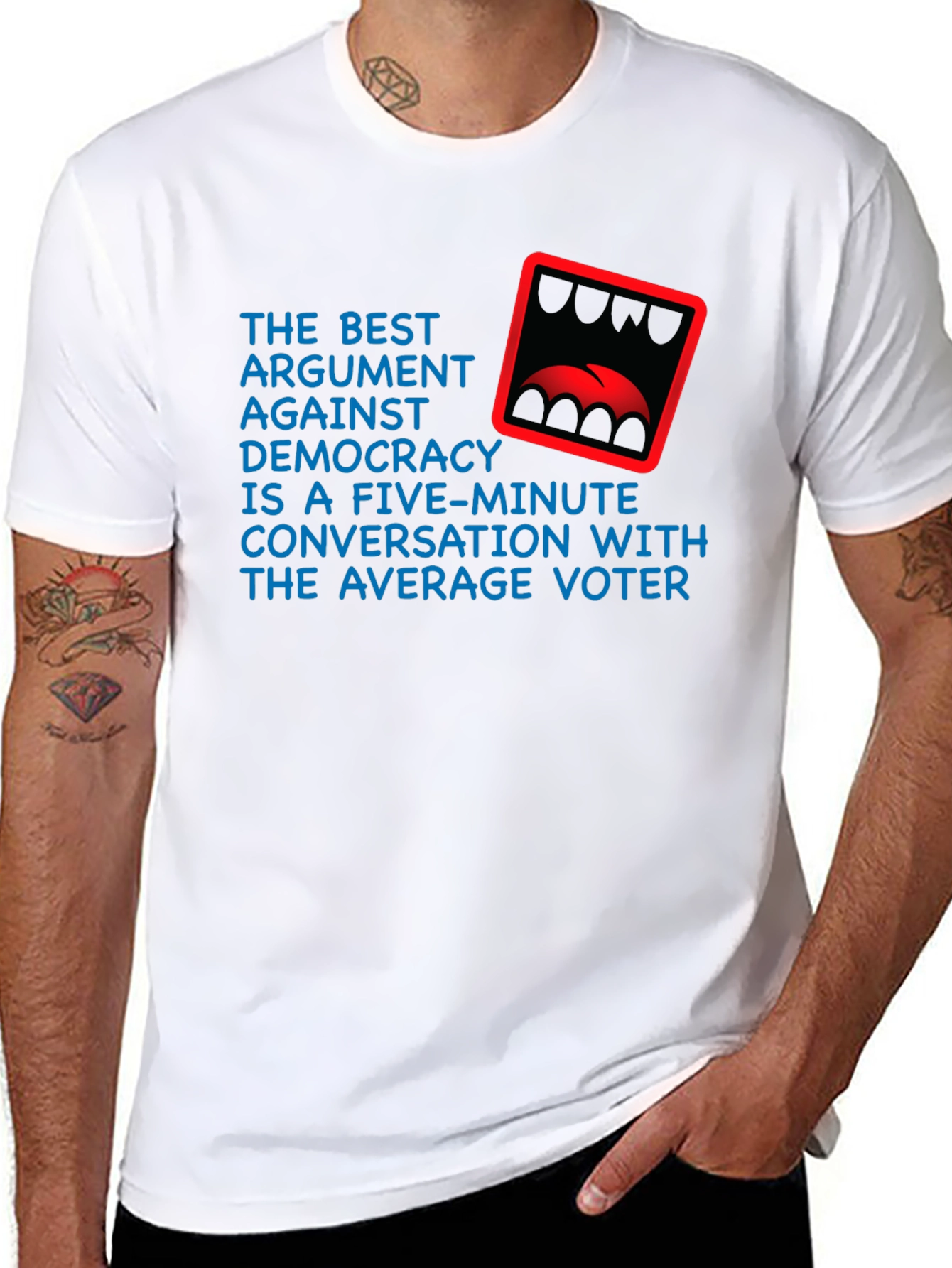 Democracy Argument Graphic T-Shirt