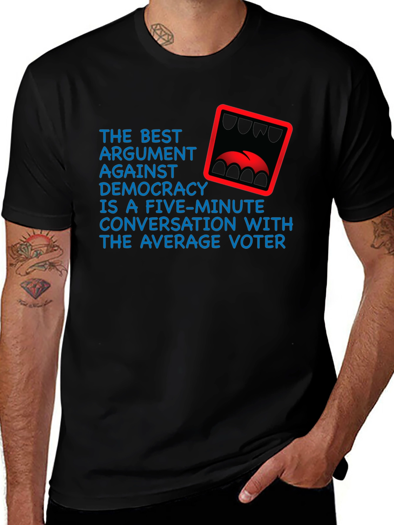 Democracy Argument Graphic T-Shirt