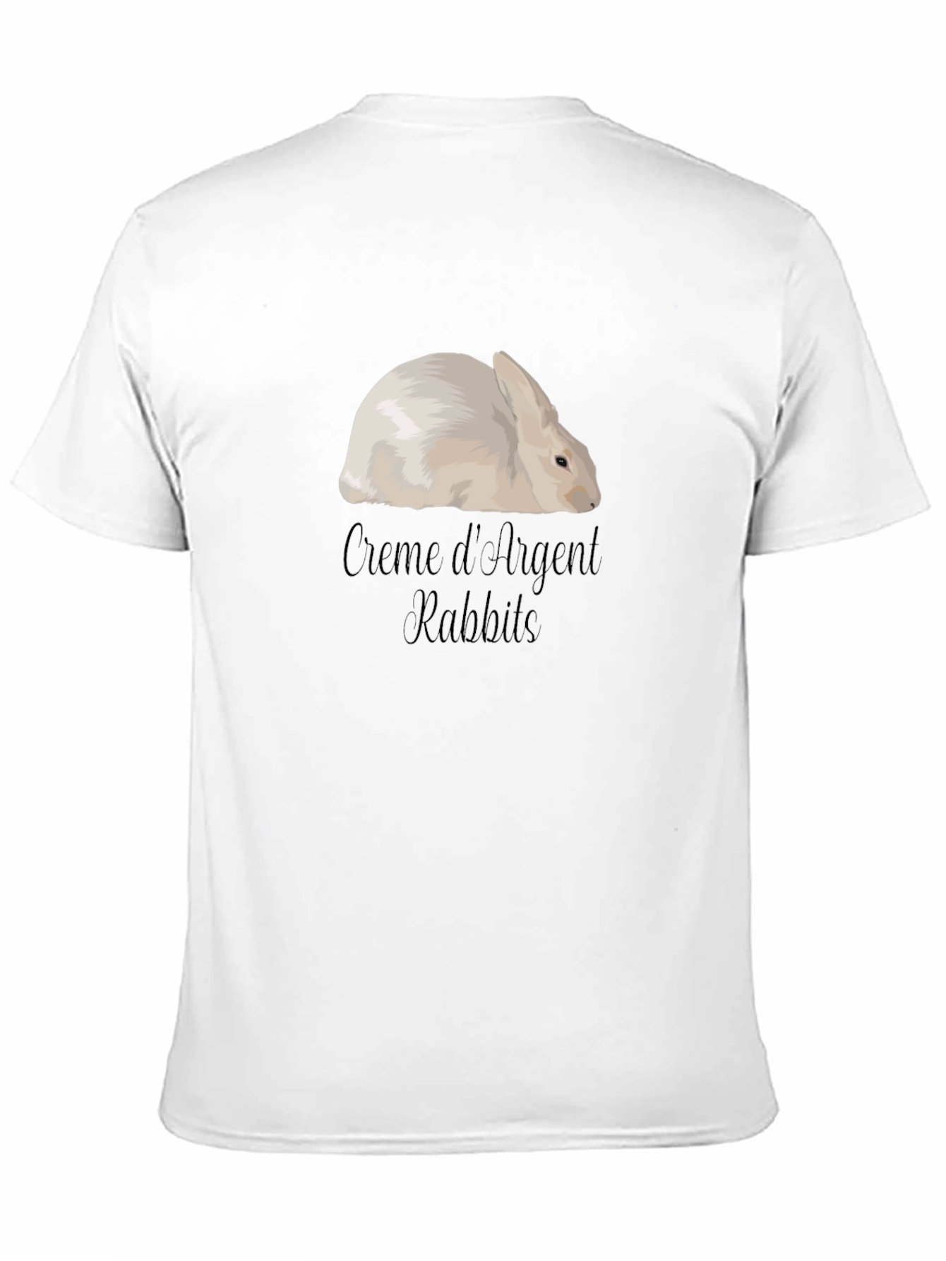 Creme dArgent Rabbit Graphic T-Shirt