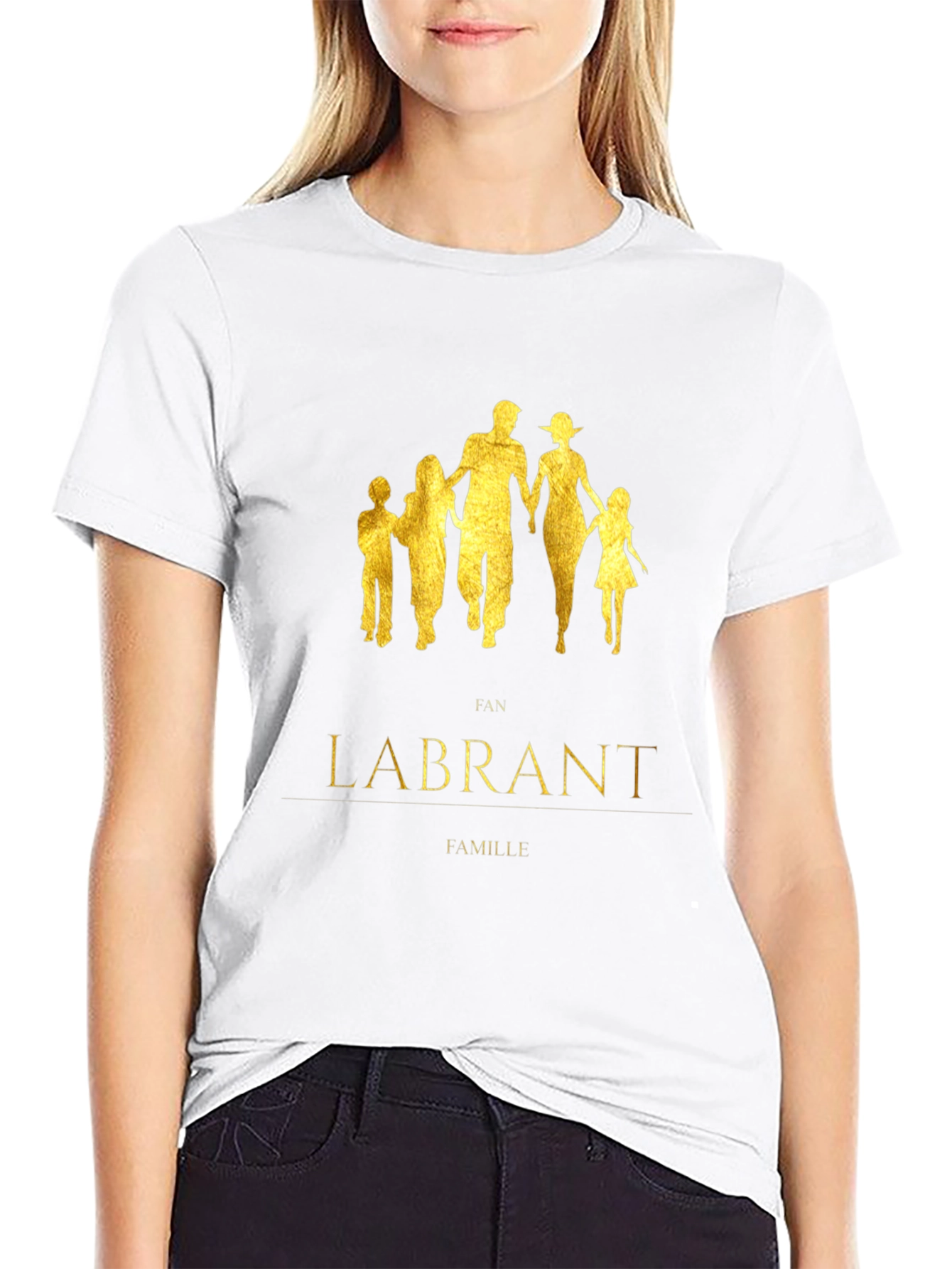 Labrant Family Graphic Black T-Shirt