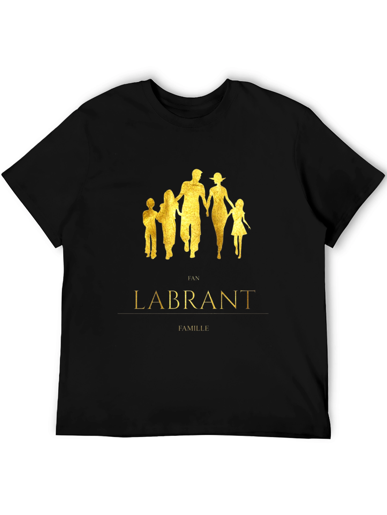 Labrant Family Graphic Black T-Shirt