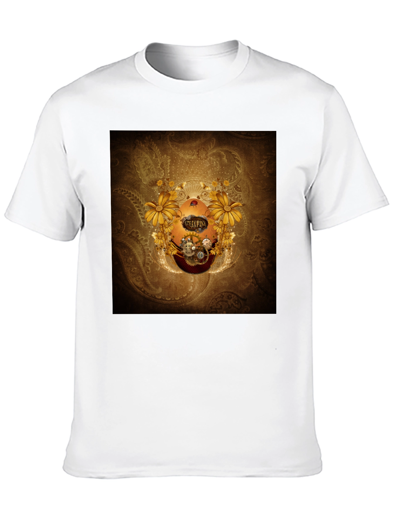 Steampunk Floral T-Shirt