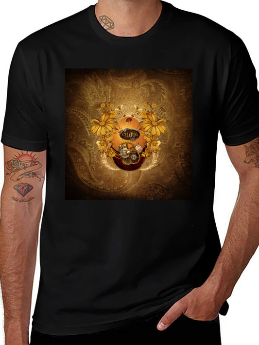 Steampunk Floral T-Shirt