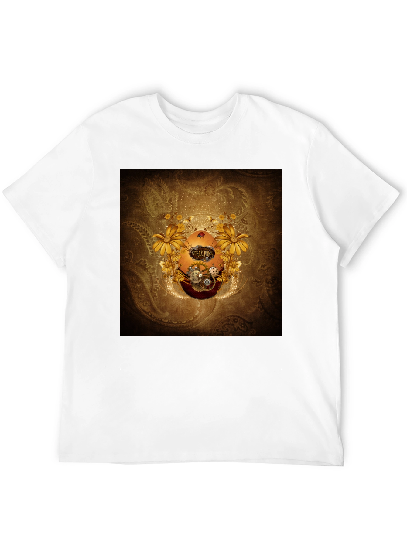 Steampunk Floral T-Shirt