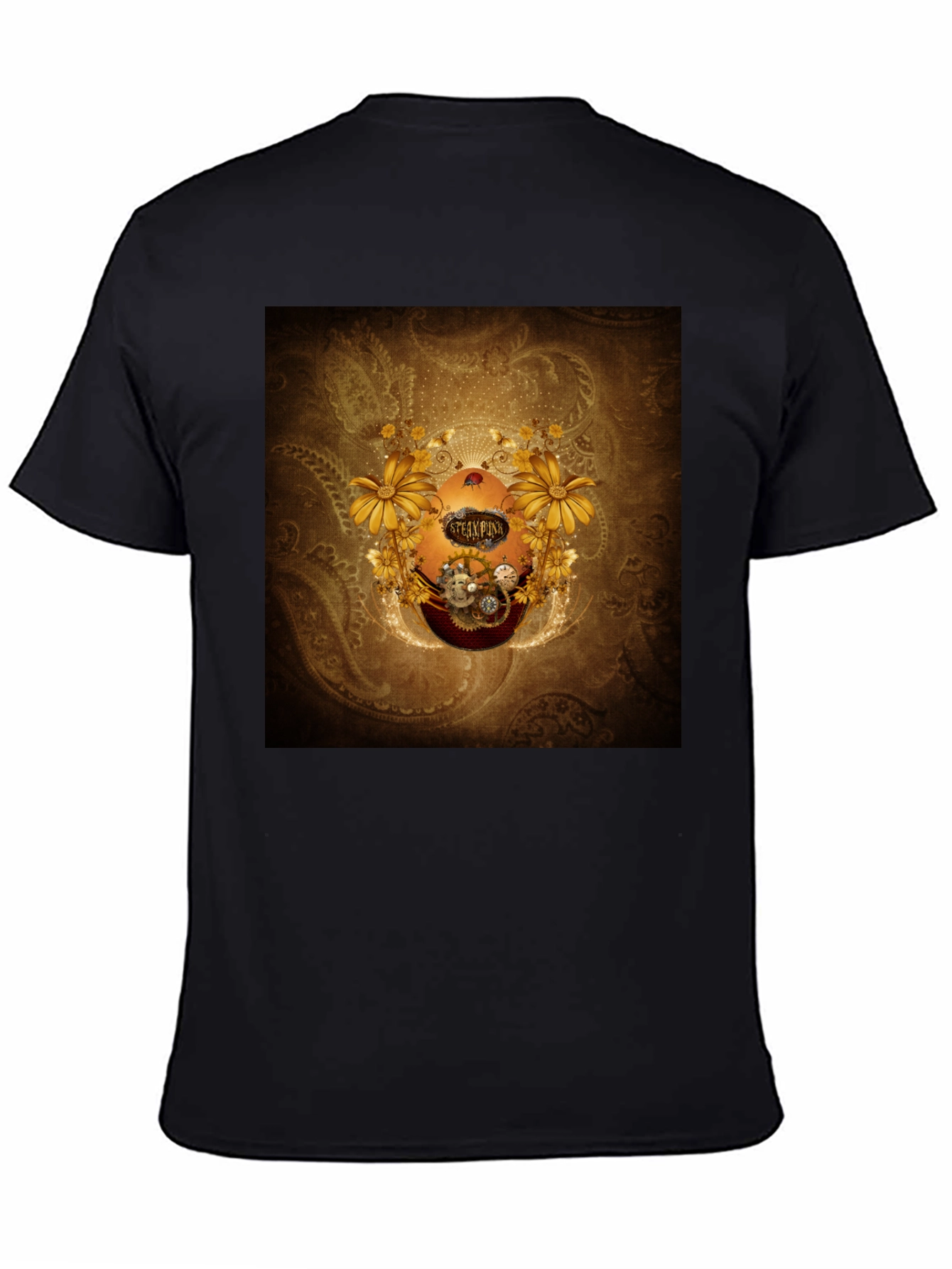 Steampunk Floral T-Shirt