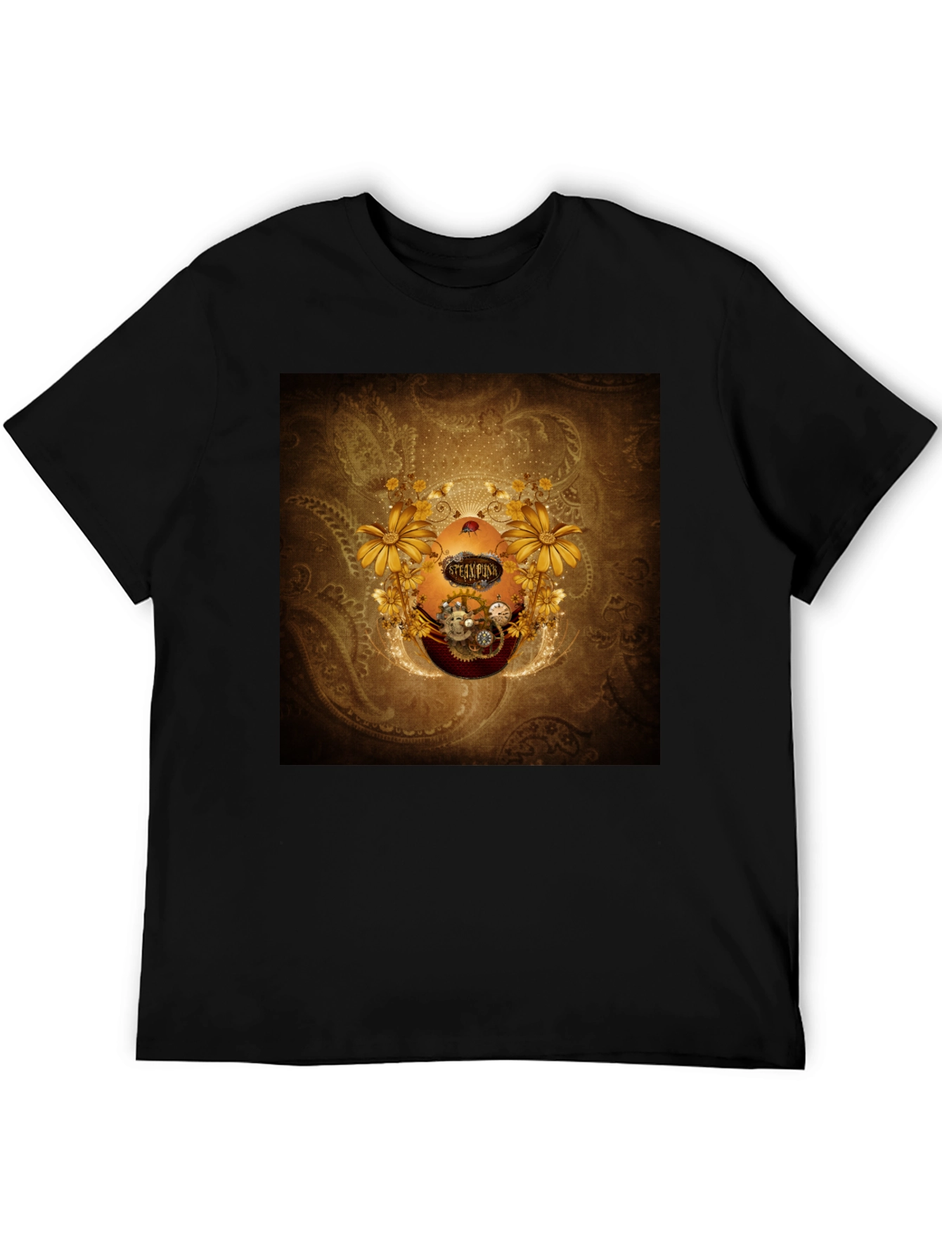 Steampunk Floral T-Shirt