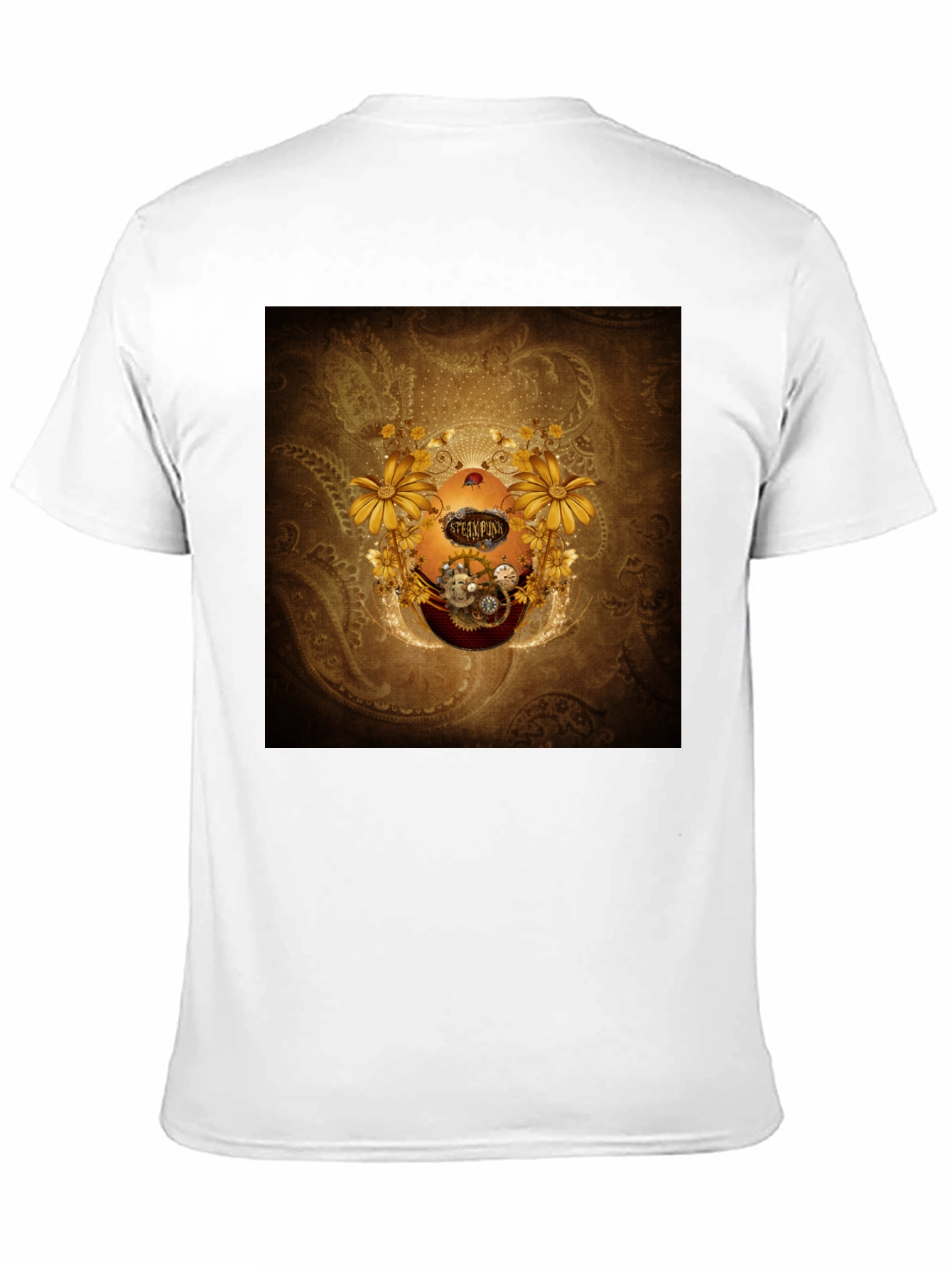 Steampunk Floral T-Shirt