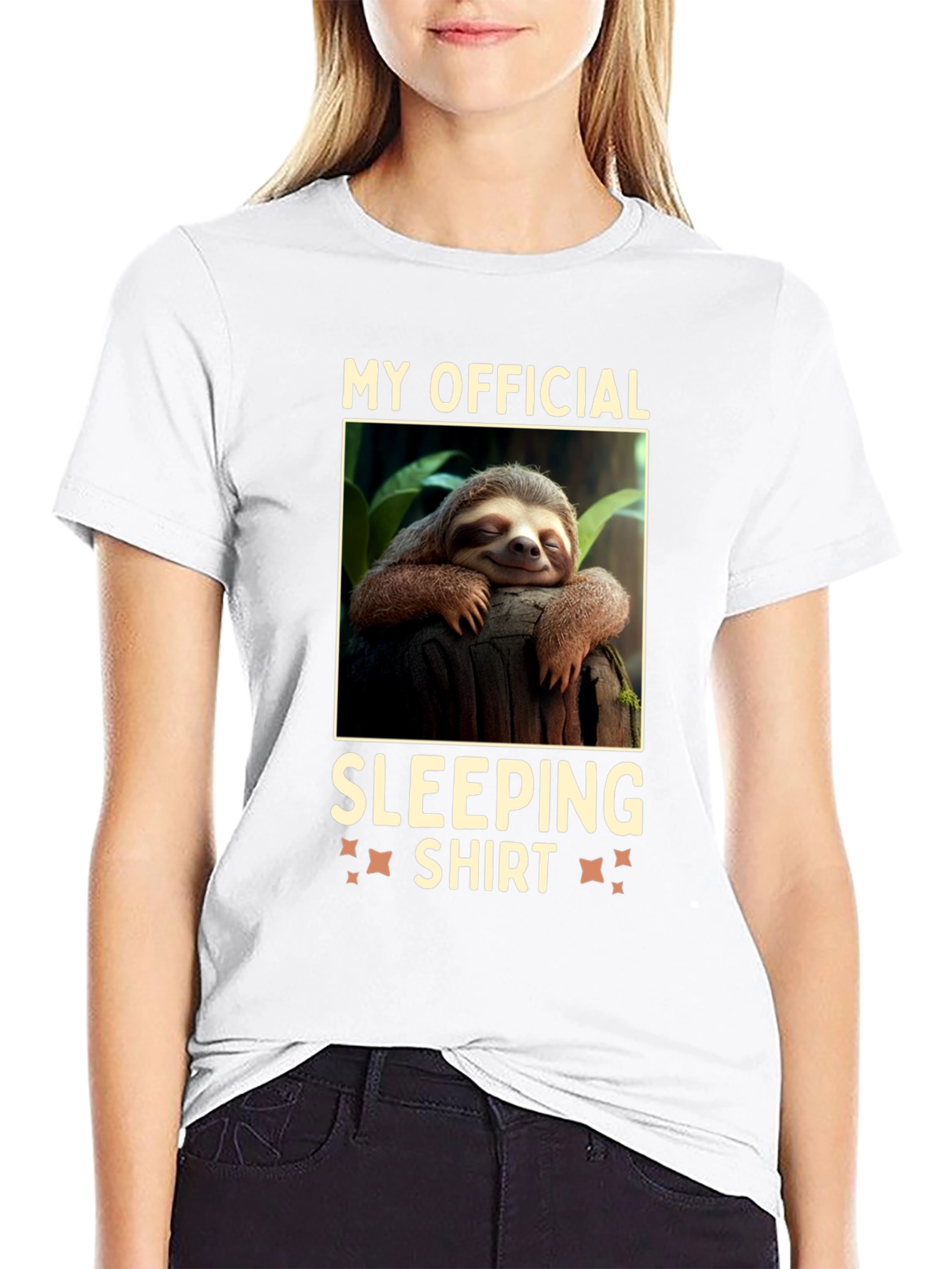 My Official Sleeping Shirt Sloth Tee