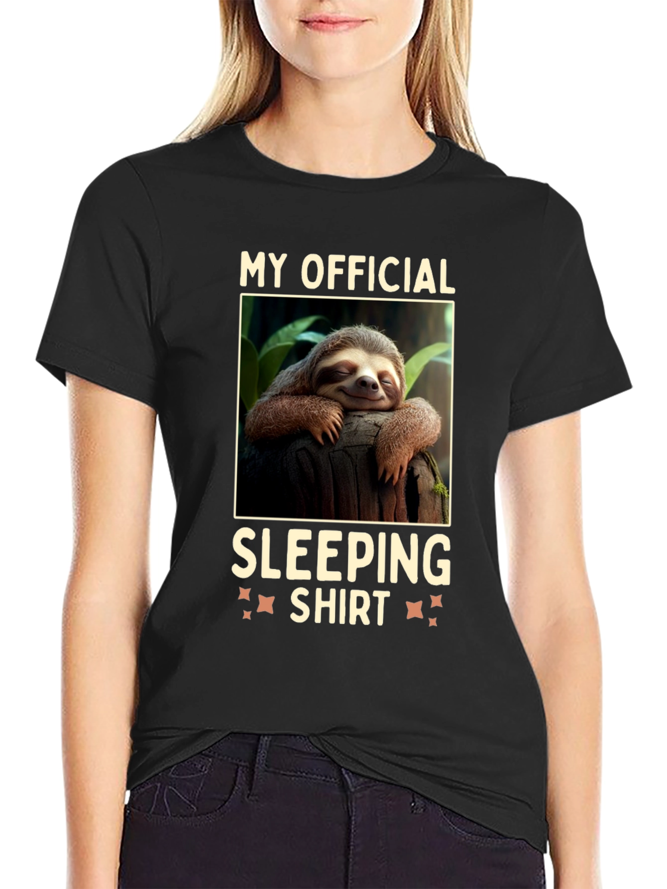 My Official Sleeping Shirt Sloth Tee