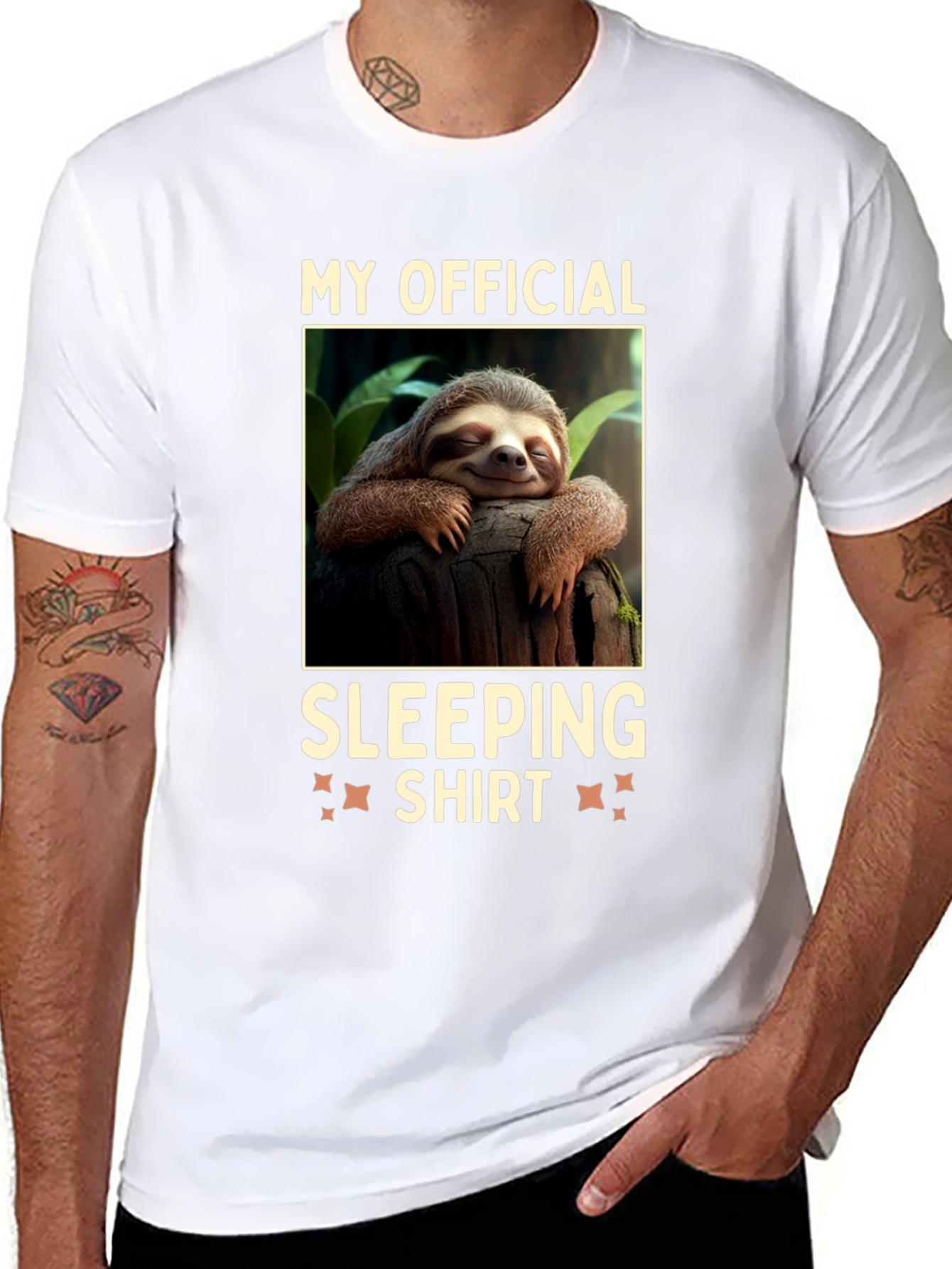 My Official Sleeping Shirt Sloth Tee