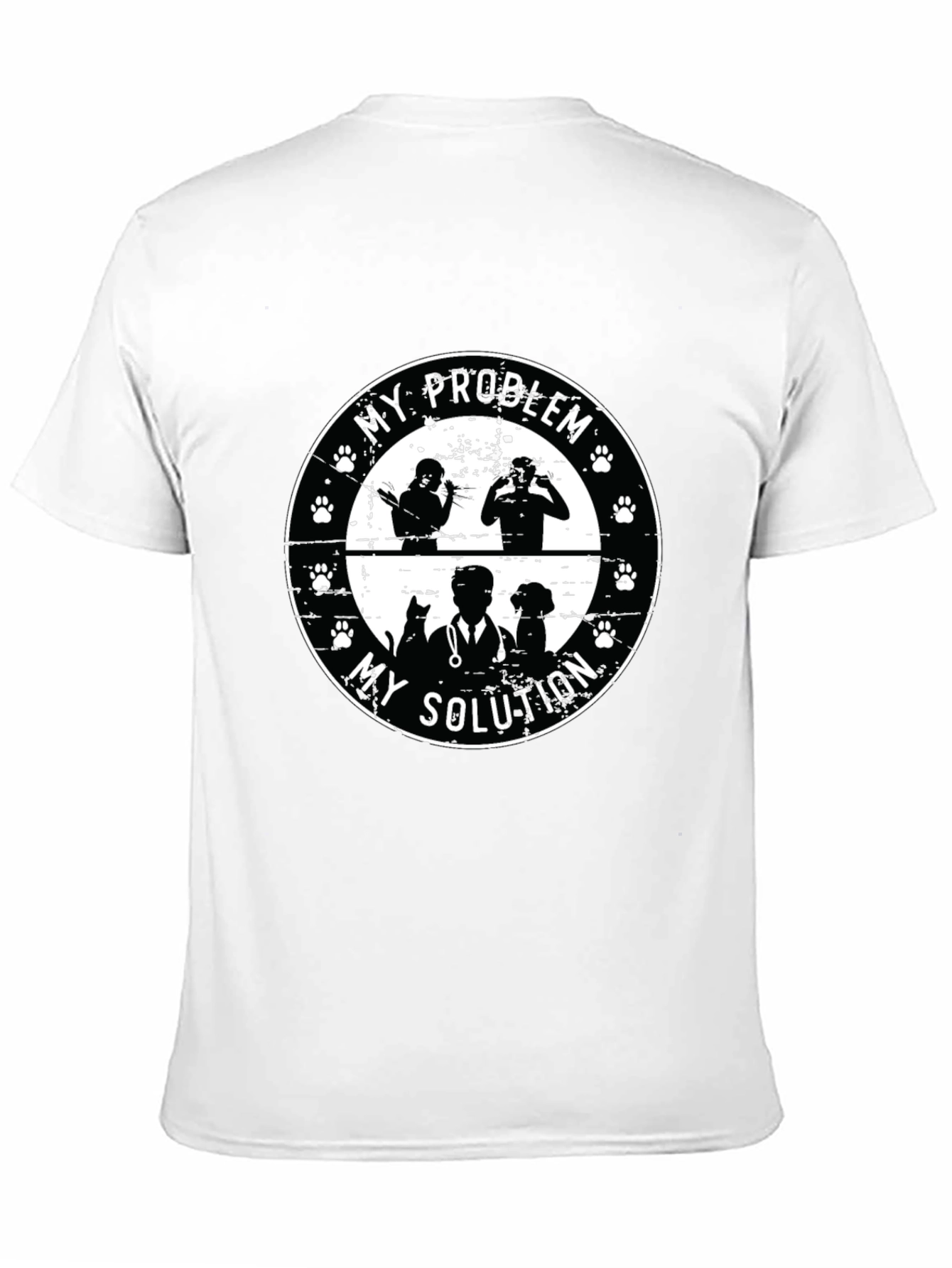 My Problem My Solution Pet Lover Graphic Tee