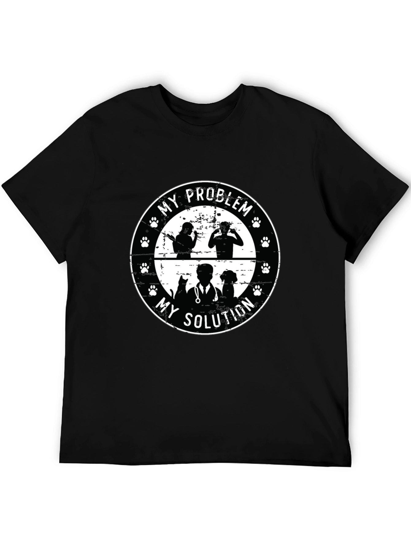 My Problem My Solution Pet Lover Graphic Tee