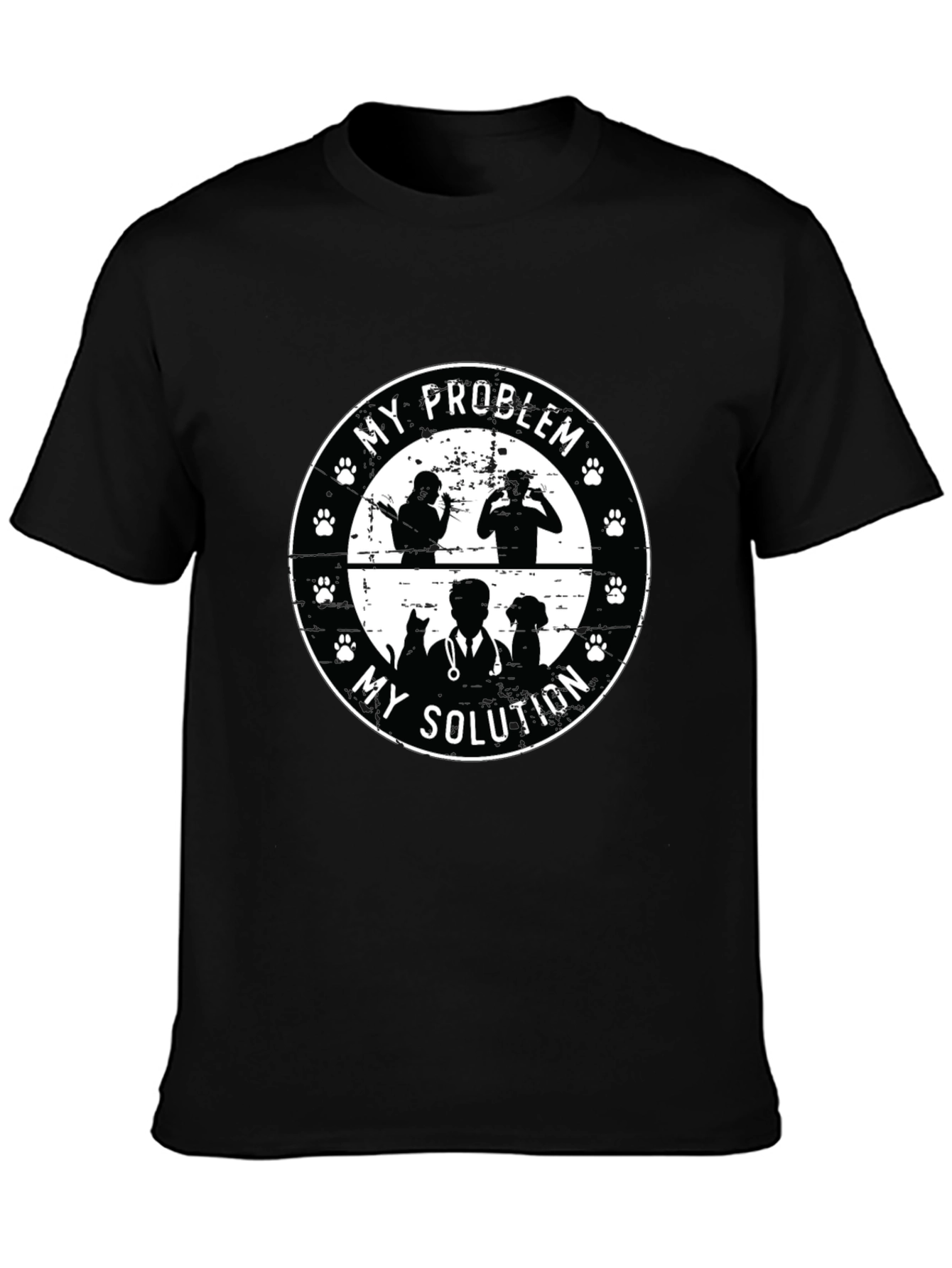 My Problem My Solution Pet Lover Graphic Tee