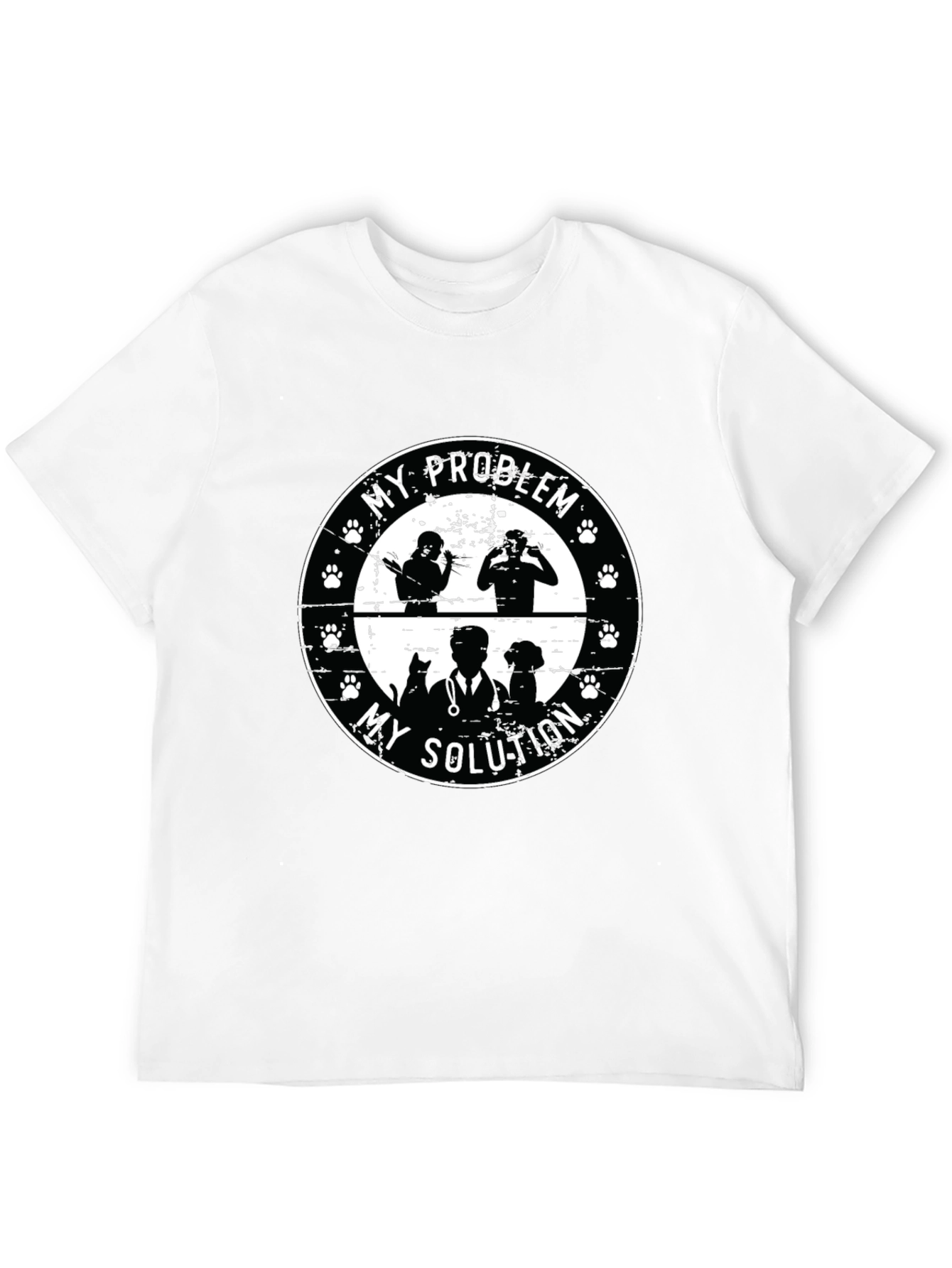 My Problem My Solution Pet Lover Graphic Tee