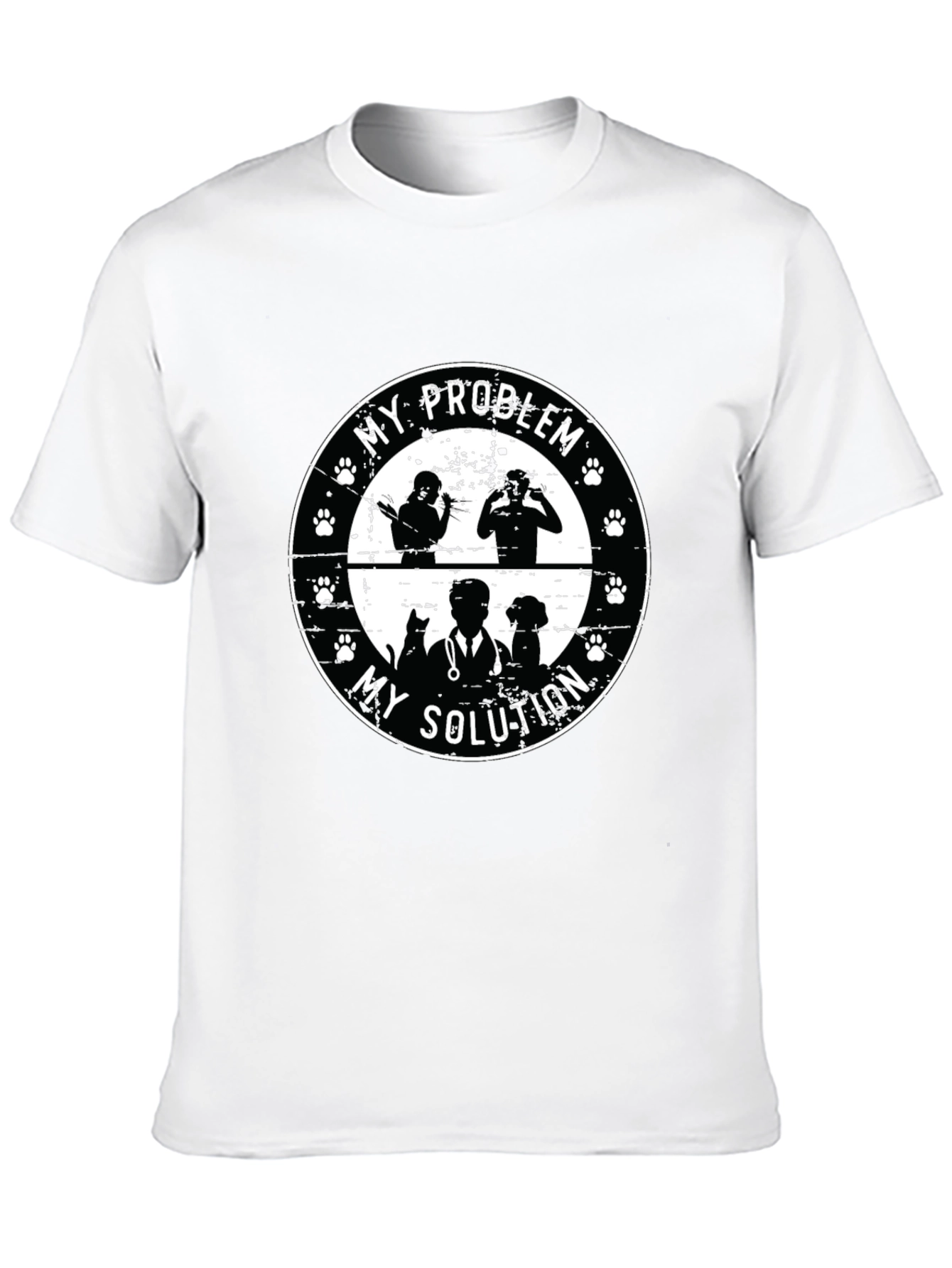My Problem My Solution Pet Lover Graphic Tee