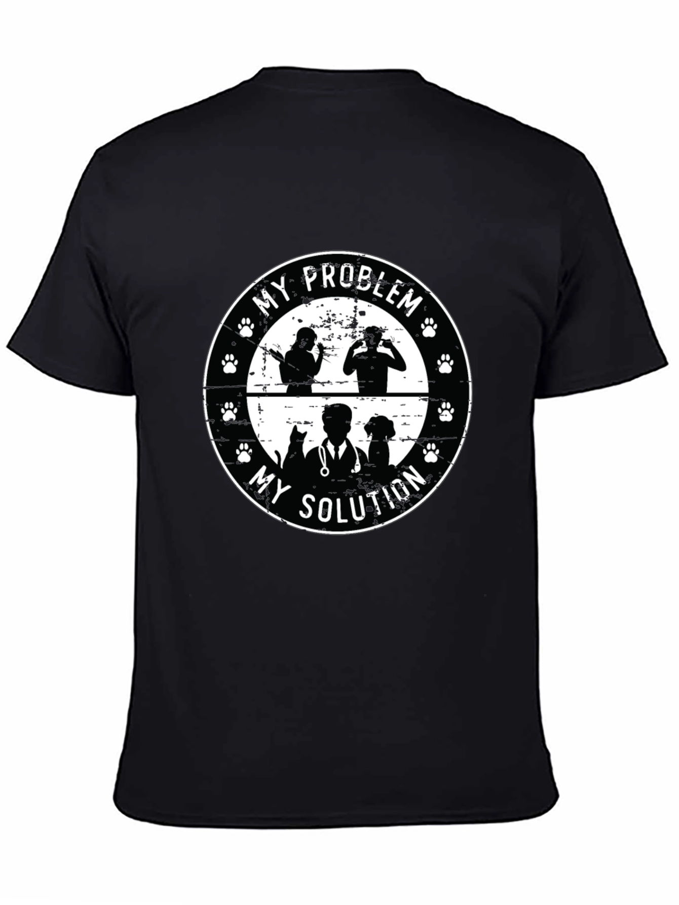 My Problem My Solution Pet Lover Graphic Tee