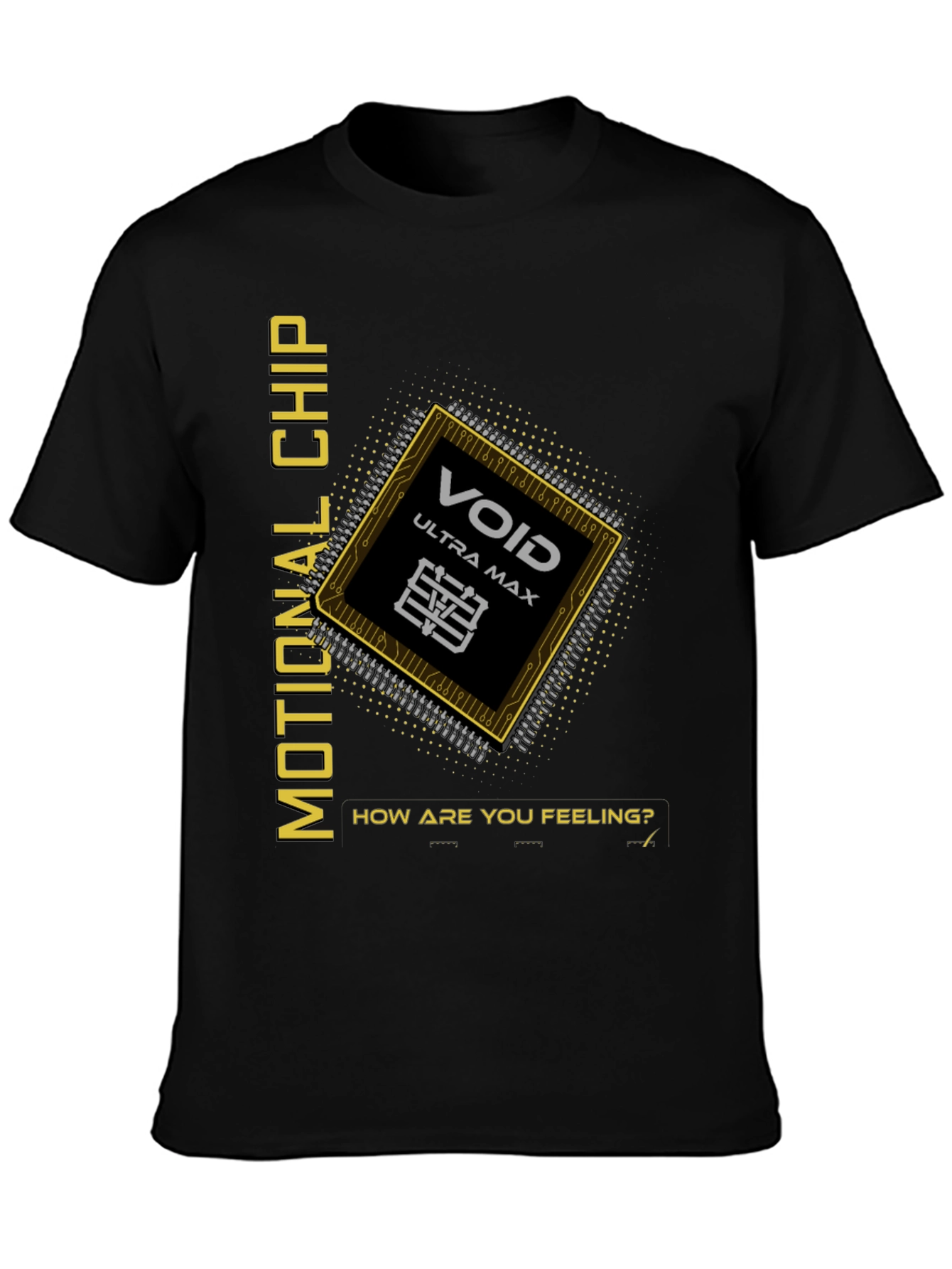 Emotional Chip Graphic T-Shirt - Void Ultra Max