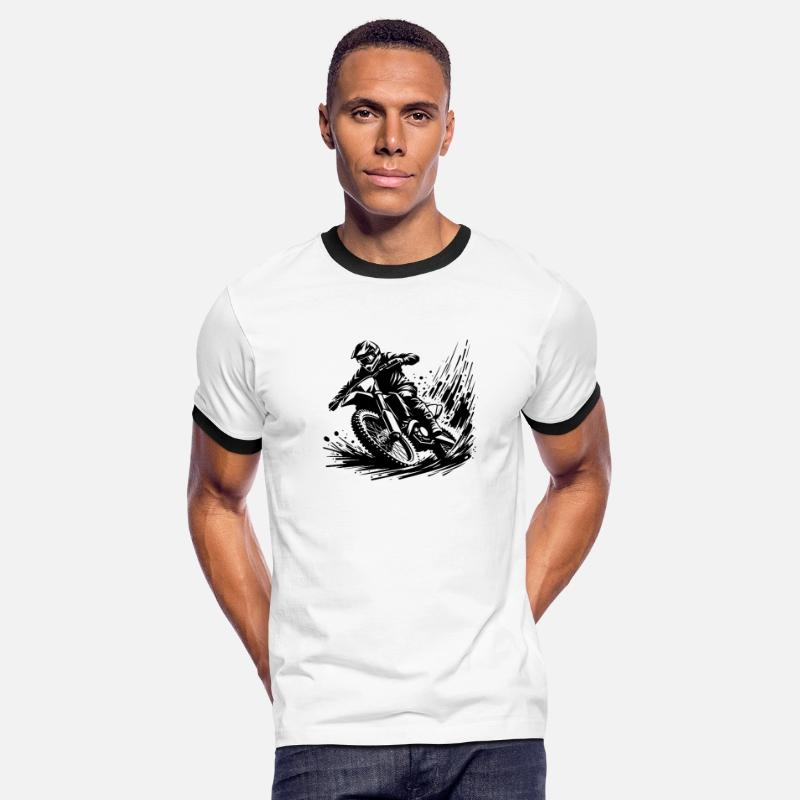 Fast Motocross Rider In The Mud Splash