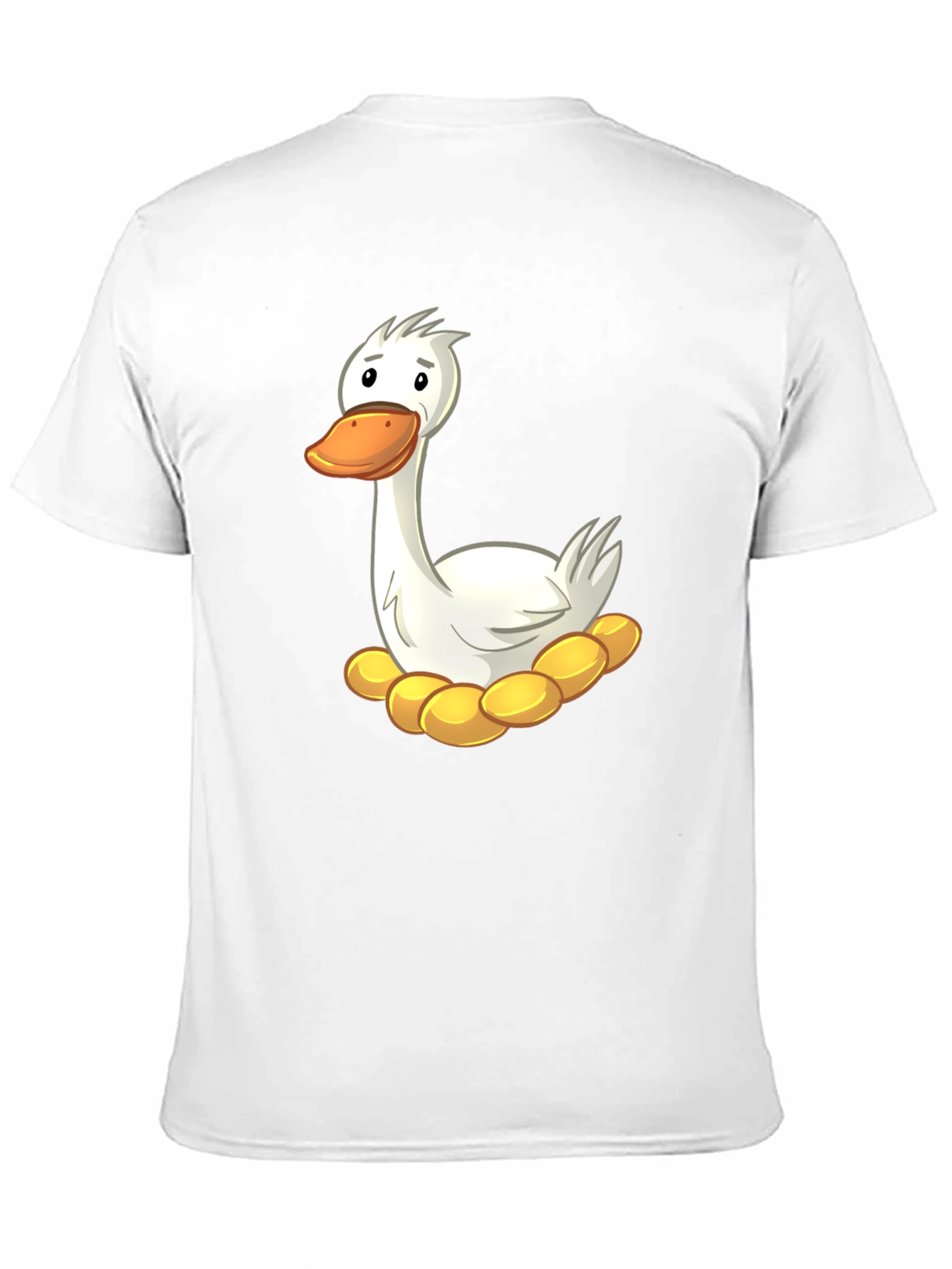 Funny Goose on Nest Graphic T-Shirt