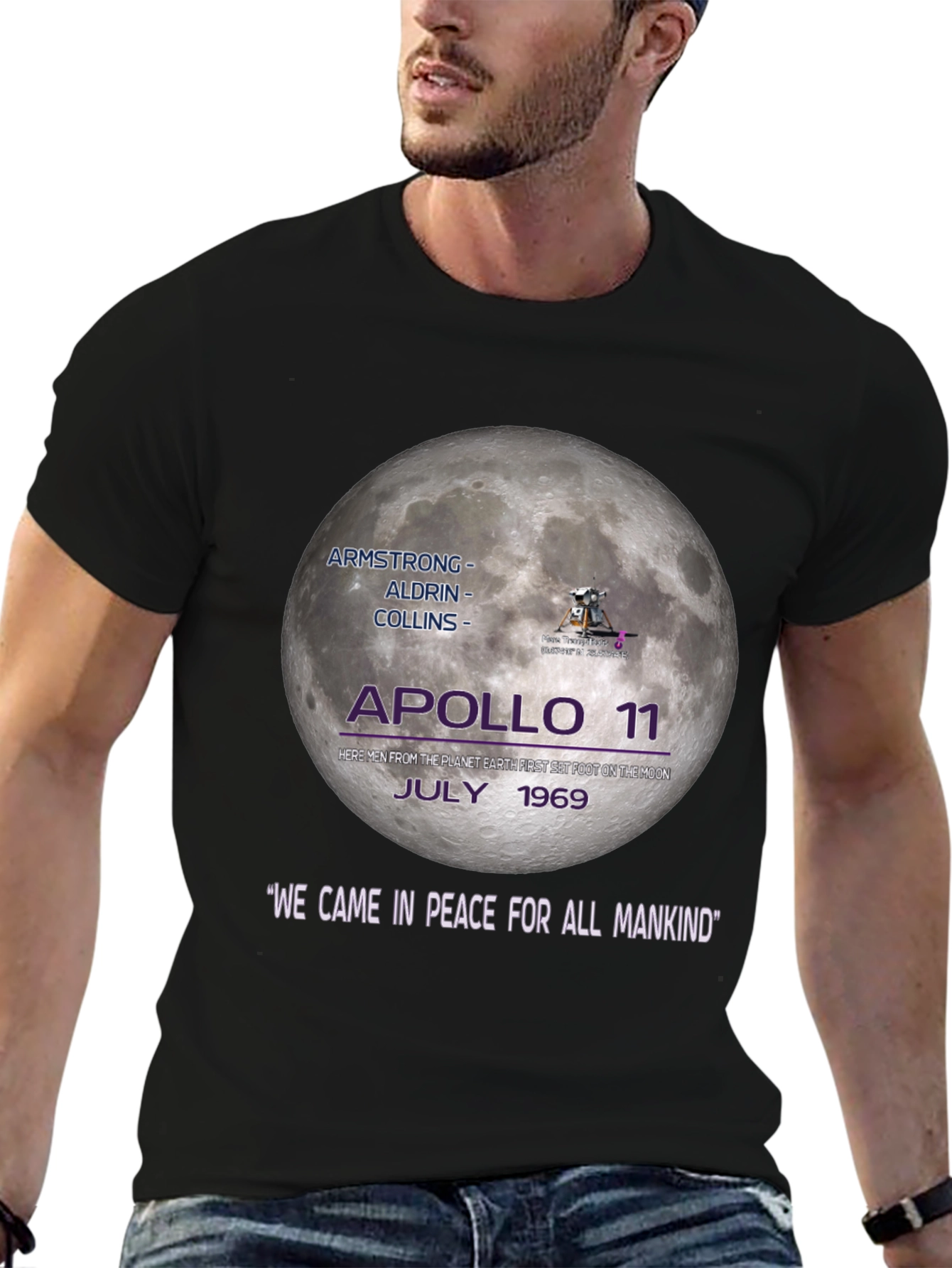 Apollo 11 Moon Landing Graphic T-Shirt