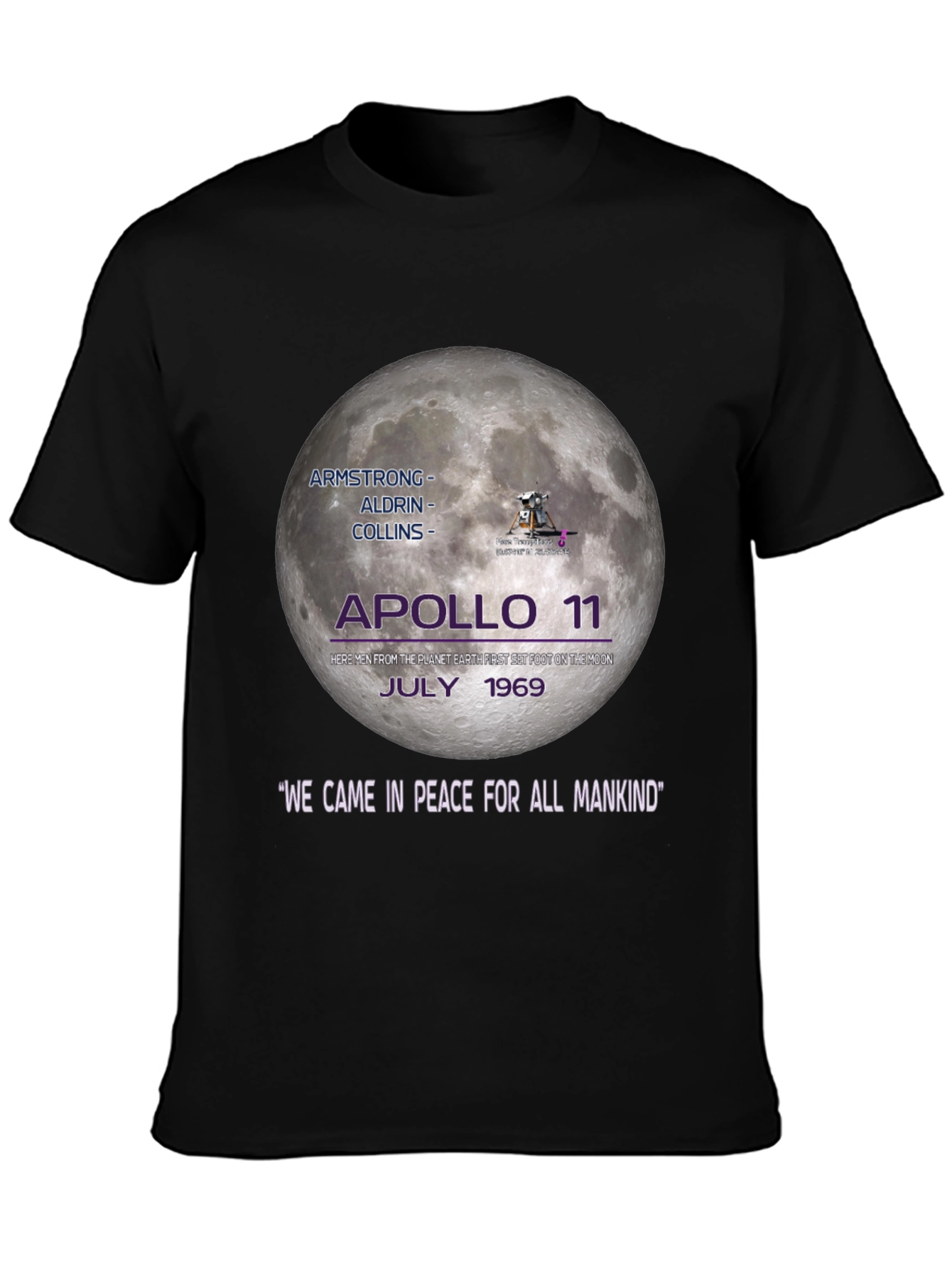 Apollo 11 Moon Landing Graphic T-Shirt