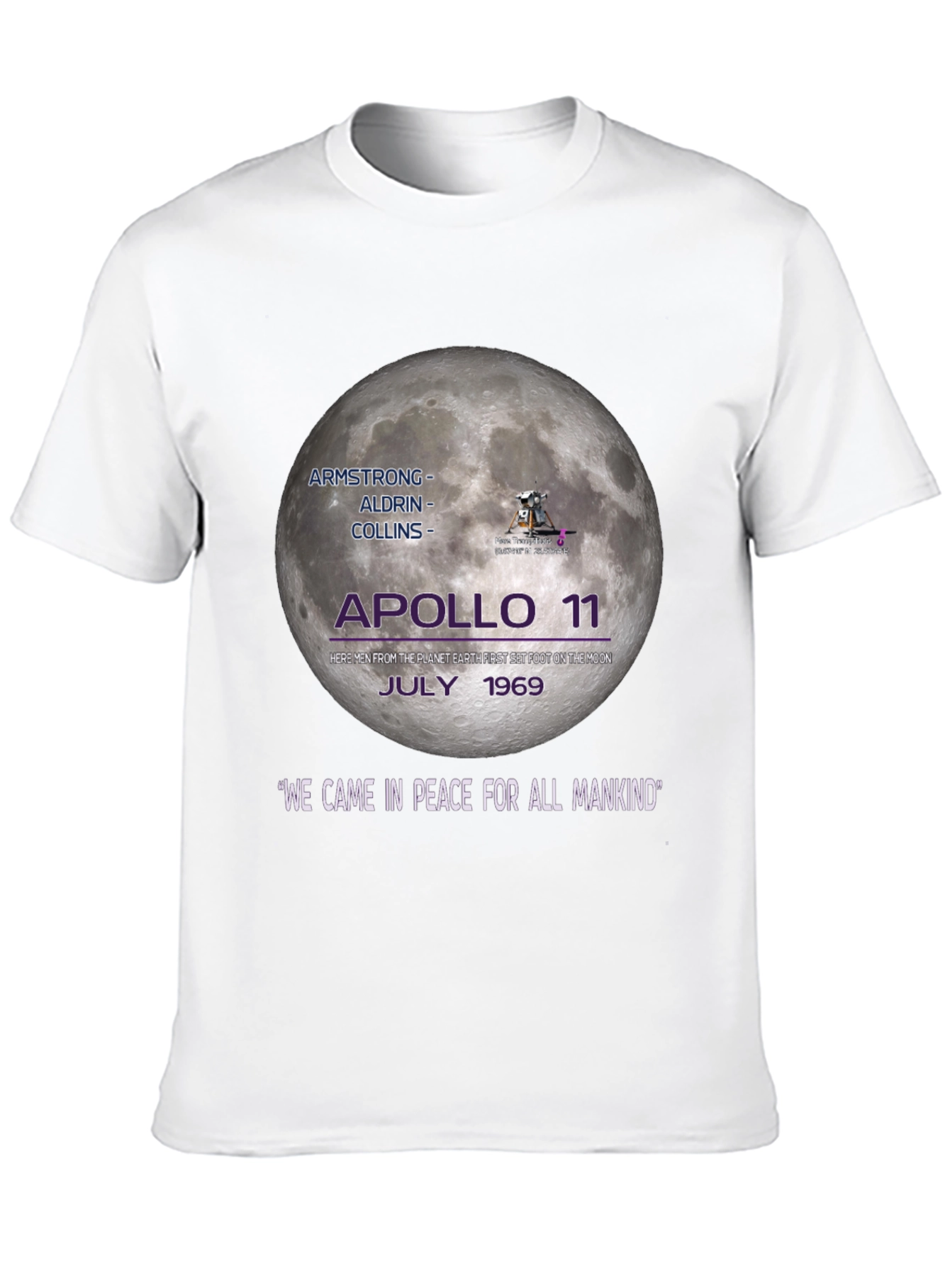 Apollo 11 Moon Landing Graphic T-Shirt