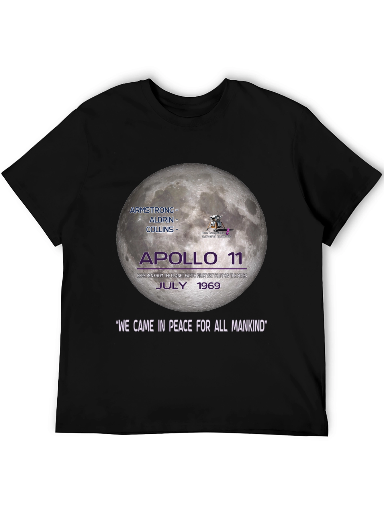Apollo 11 Moon Landing Graphic T-Shirt