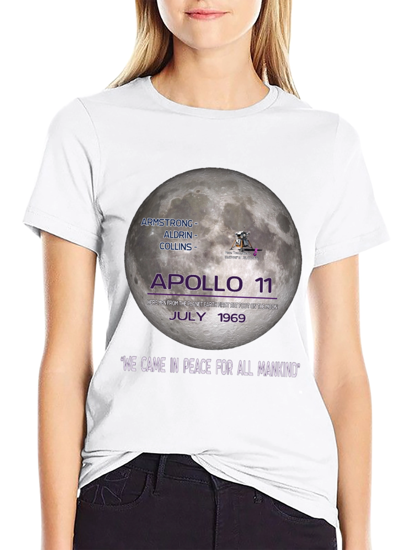 Apollo 11 Moon Landing Graphic T-Shirt