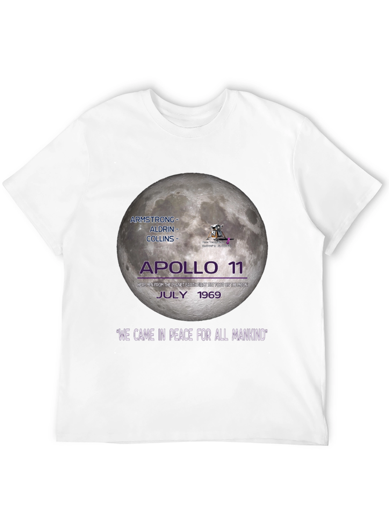 Apollo 11 Moon Landing Graphic T-Shirt