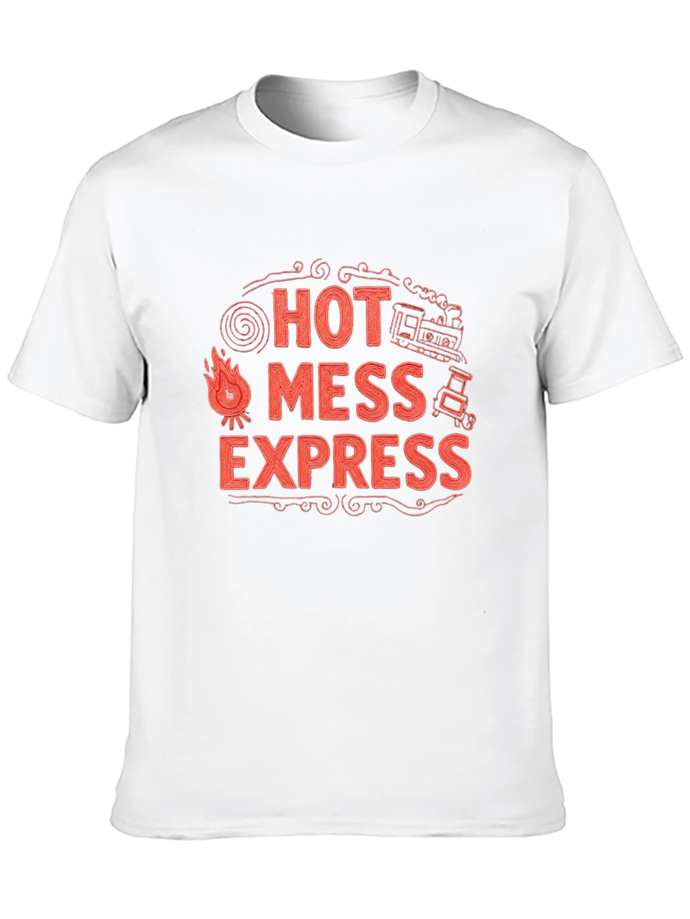 Hot Mess Express Graphic Tee - Novelty T-Shirt