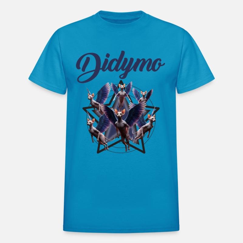 Feline Winged Mythical Creatures Design