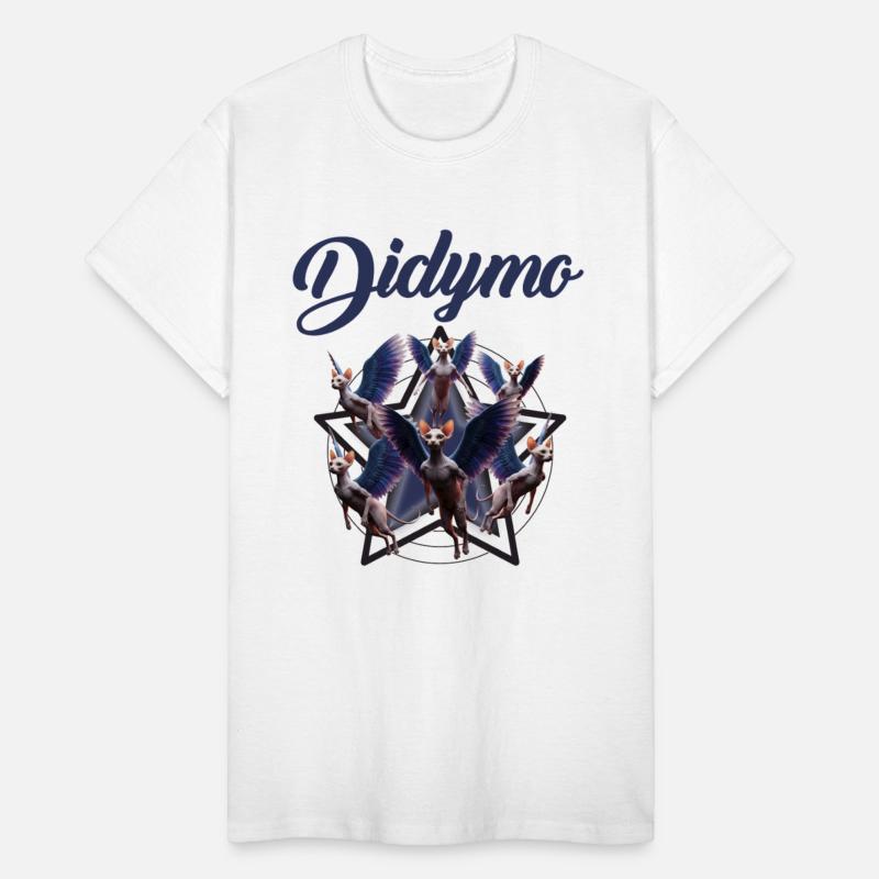 Feline Winged Mythical Creatures Design