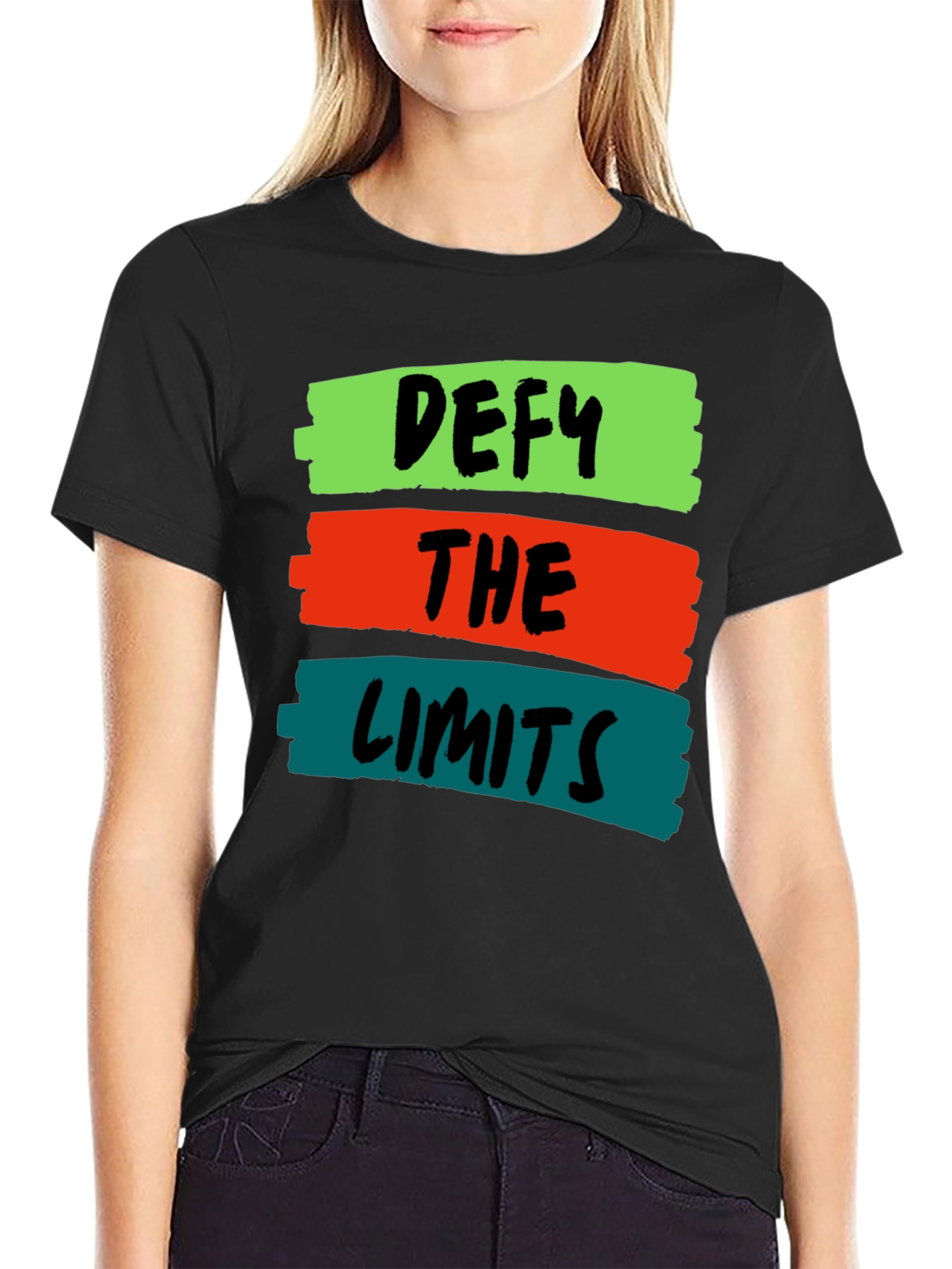 Defy the Limits Graphic Tee - Bold Statement Shirt