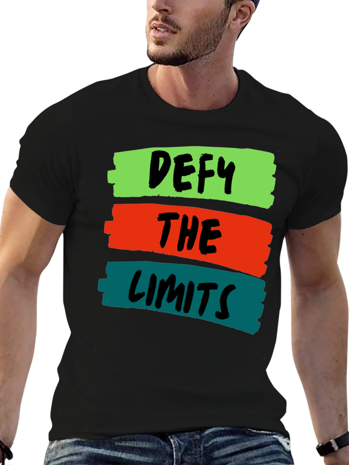 Defy the Limits Graphic Tee - Bold Statement Shirt