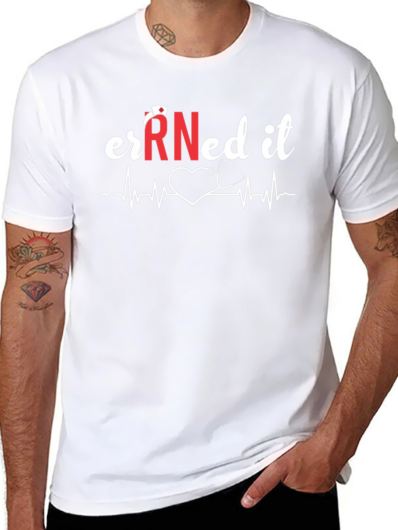 Earned It RN Nurse T-Shirt