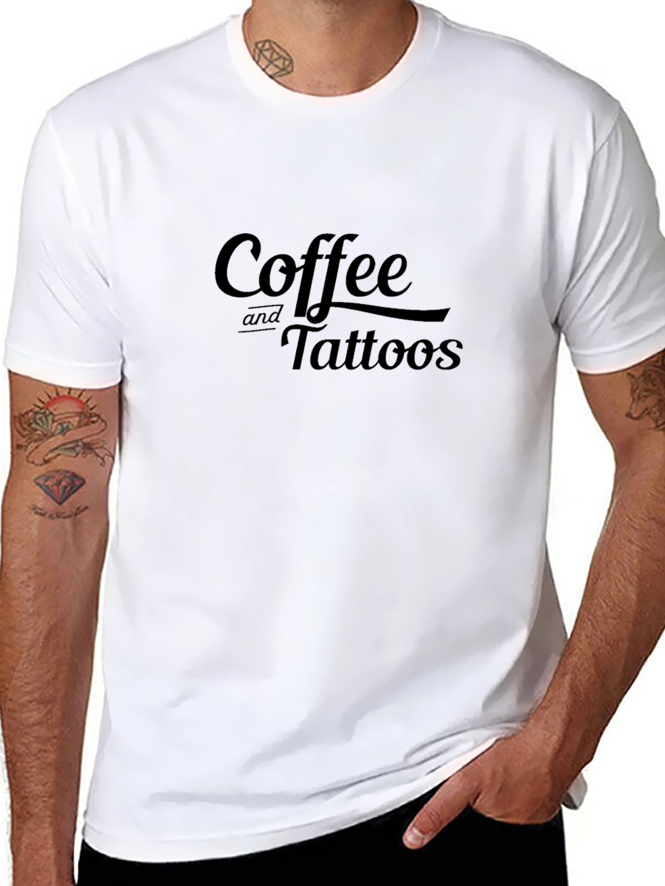Coffee and Tattoos Graphic T-Shirt