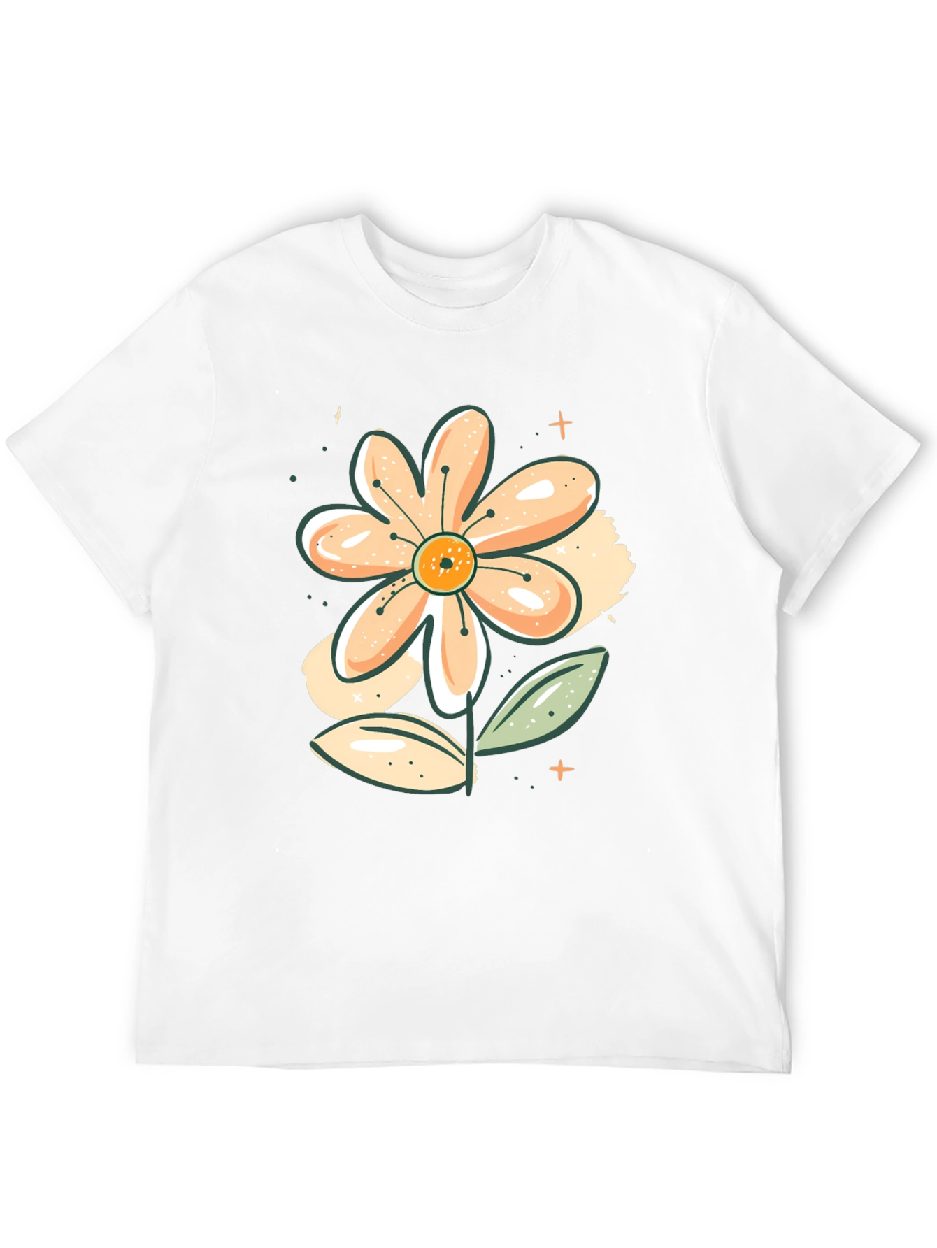 Floral Graphic Print T-Shirt - Stylish Casual Wear