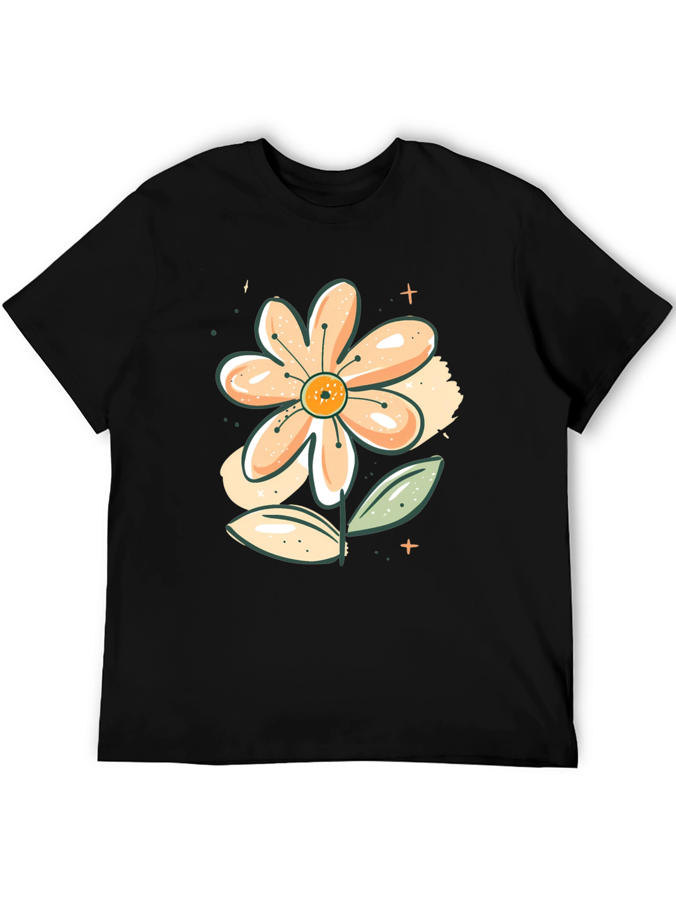 Floral Graphic Print T-Shirt - Stylish Casual Wear