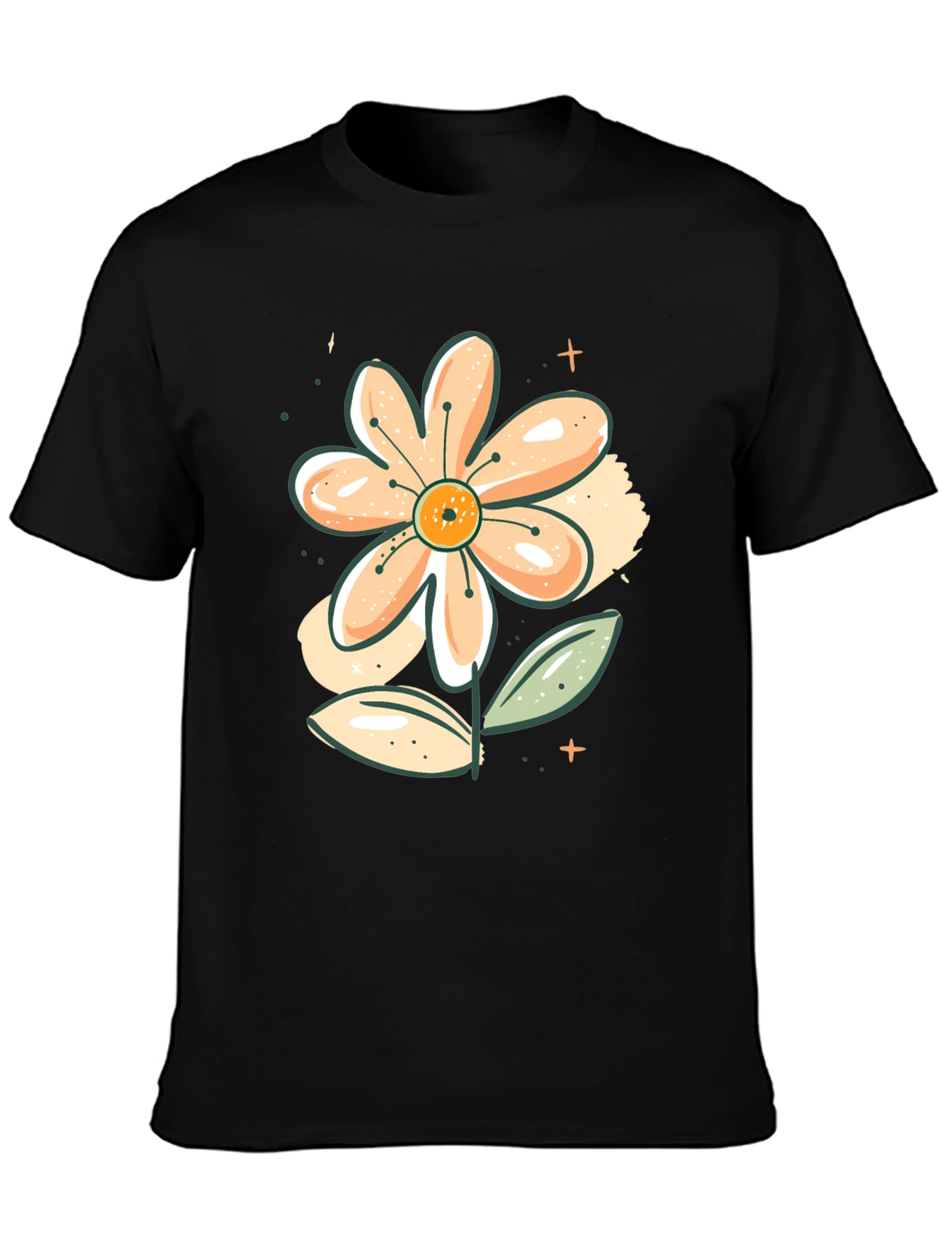 Floral Graphic Print T-Shirt - Stylish Casual Wear