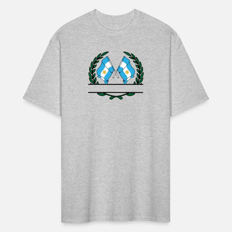 Flags Argentina laurel wreath banner